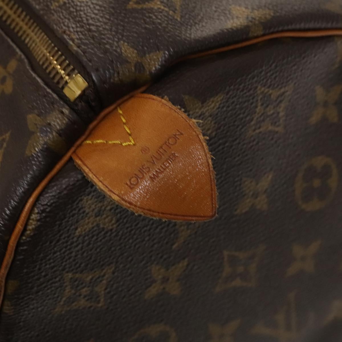 LOUIS VUITTON Monogram Keepall 60 Boston Bag M41422 LV Auth 122336