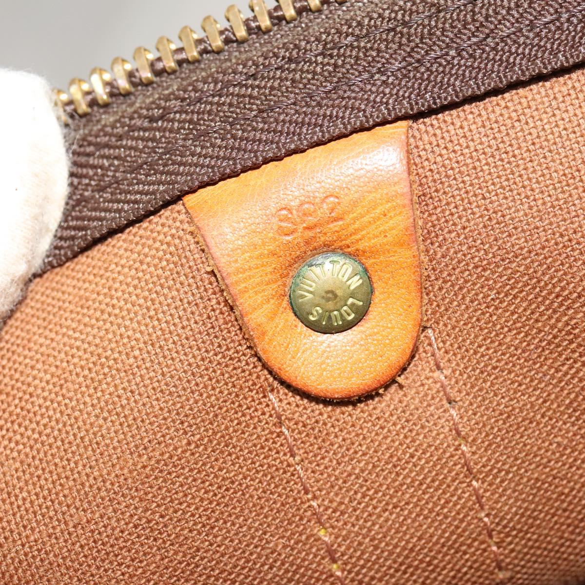 LOUIS VUITTON Monogram Keepall 60 Boston Bag M41422 LV Auth 122336