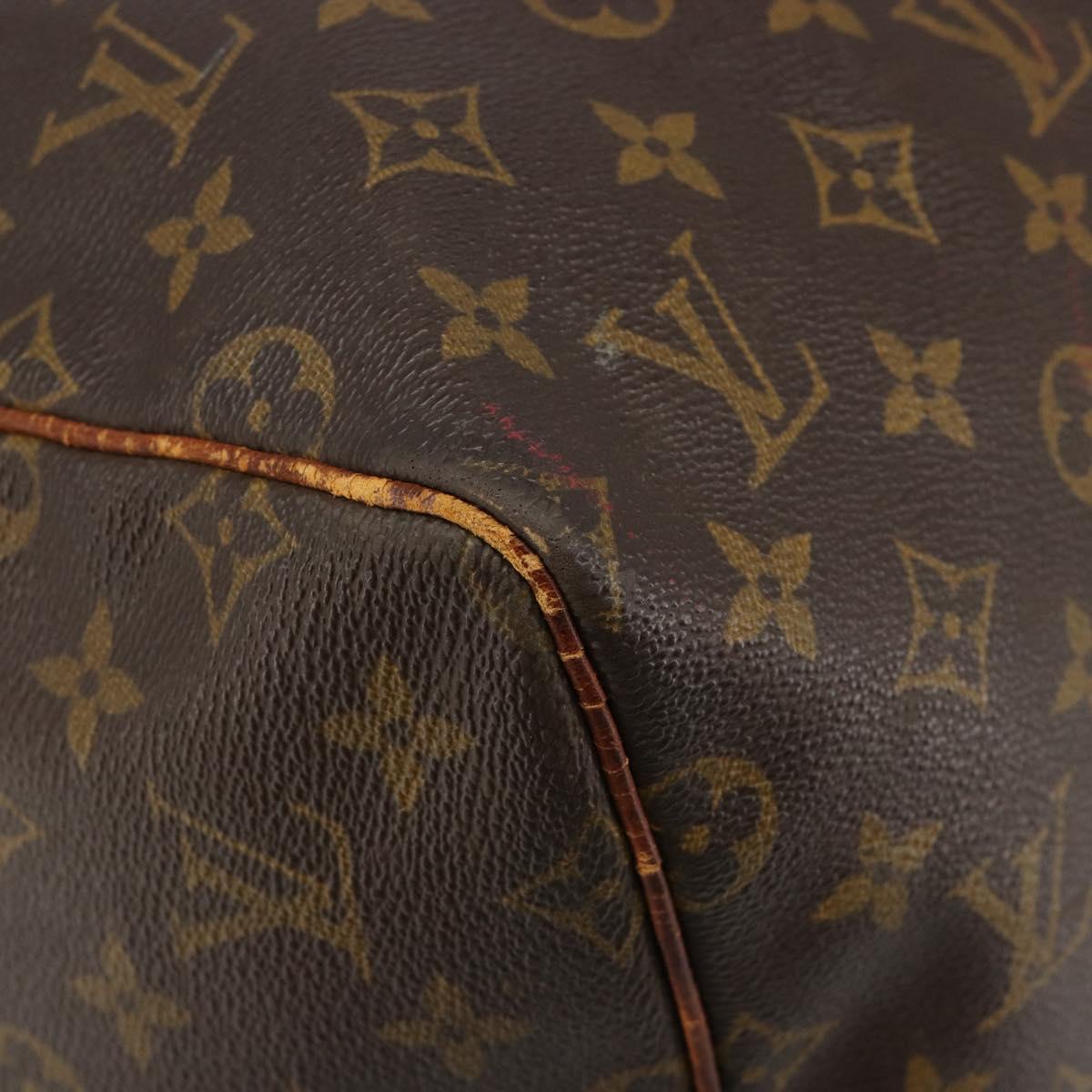 LOUIS VUITTON Monogram Keepall 55 Boston Bag M41424 LV Auth 122337