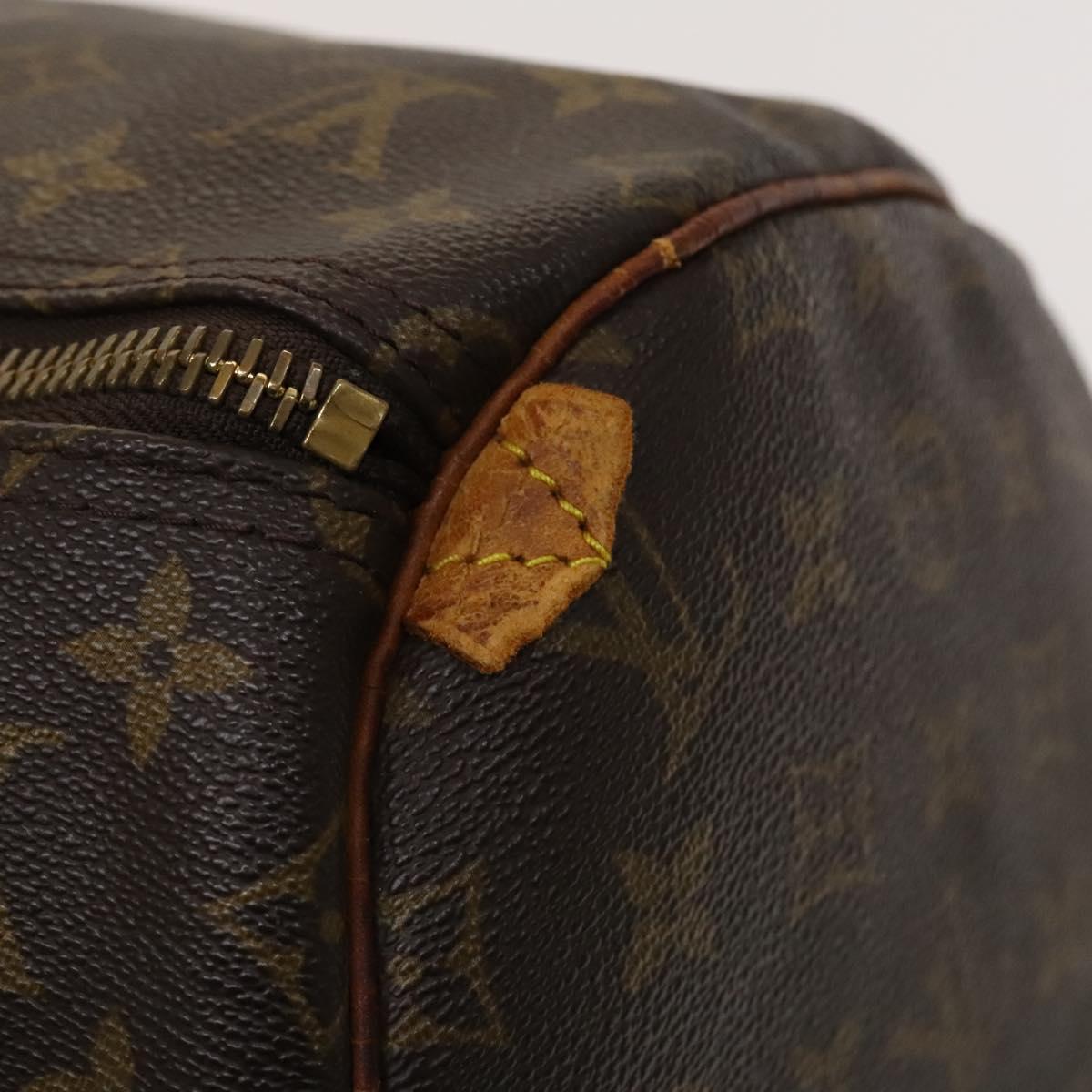 LOUIS VUITTON Monogram Keepall 55 Boston Bag M41424 LV Auth 122337