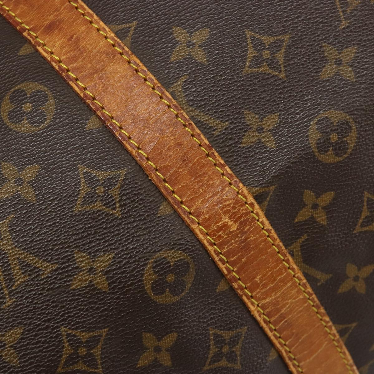 LOUIS VUITTON Monogram Keepall 55 Boston Bag M41424 LV Auth 122337
