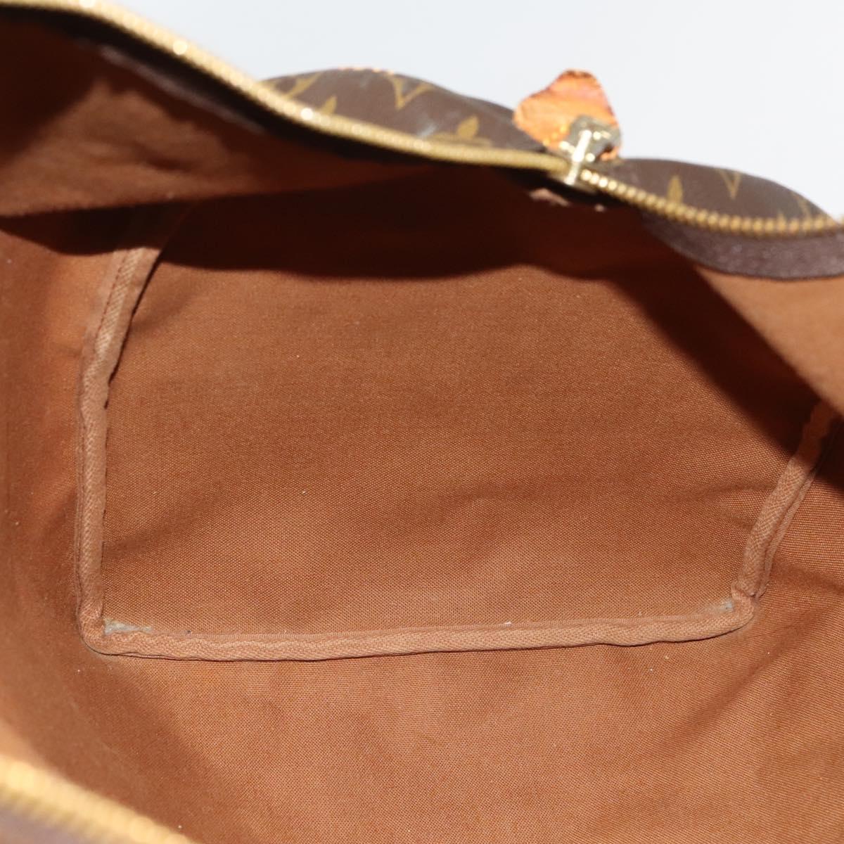 LOUIS VUITTON Monogram Keepall 55 Boston Bag M41424 LV Auth 122337