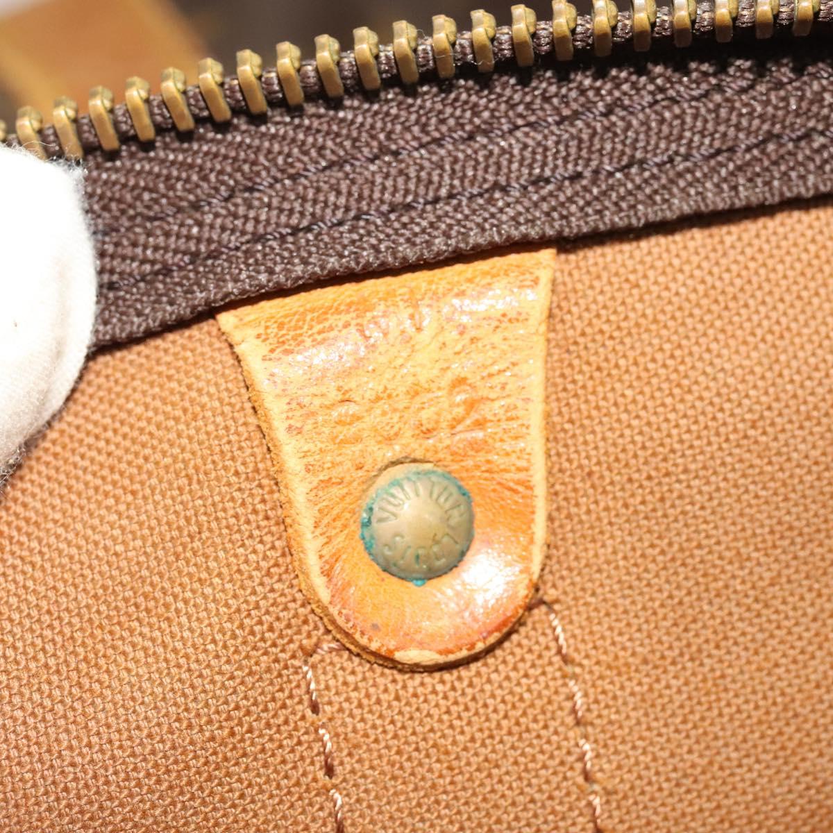 LOUIS VUITTON Monogram Keepall 55 Boston Bag M41424 LV Auth 122337