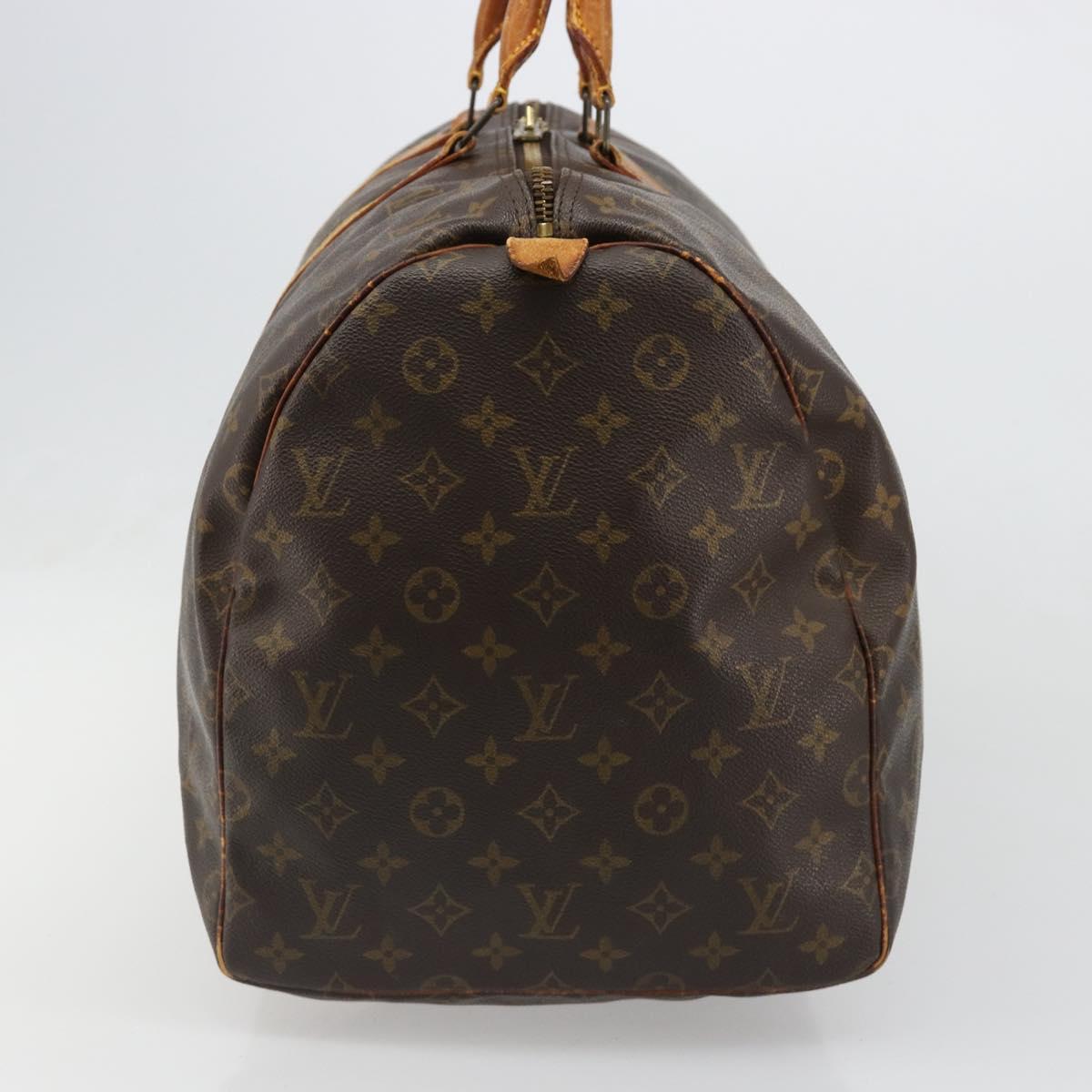 LOUIS VUITTON Monogram Keepall 55 Boston Bag M41424 LV Auth 122337
