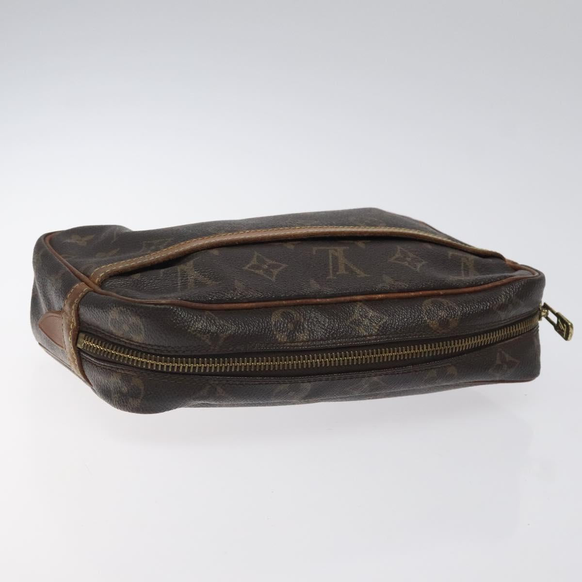LOUIS VUITTON Monogram Compiegne 23 Clutch Bag M51847 LV Auth 122340