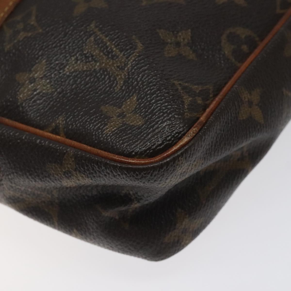 LOUIS VUITTON Monogram Compiegne 23 Clutch Bag M51847 LV Auth 122340