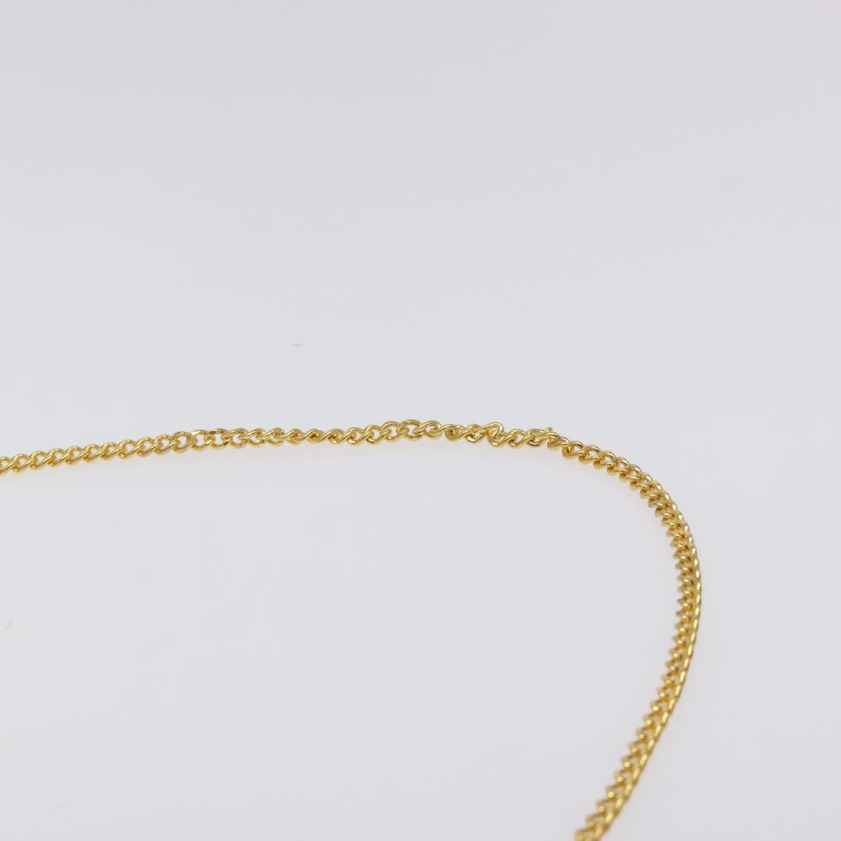 Christian Dior Honeycomb Canvas Chain Bag PVC Leather Beige Gold Auth 122377