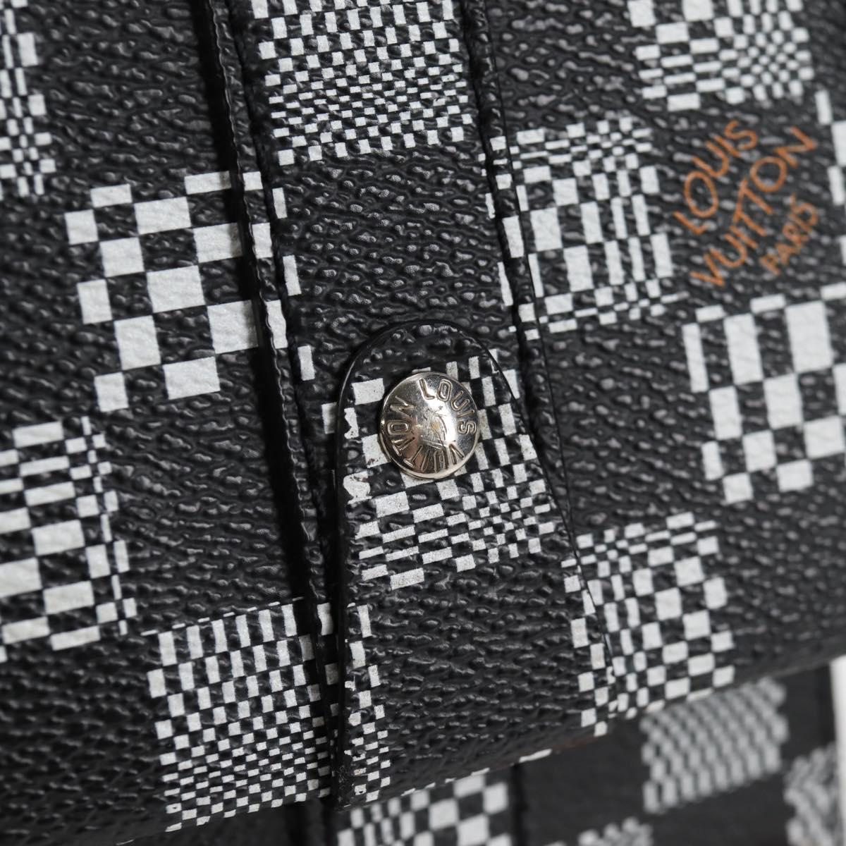 LOUIS VUITTON Damier Distorted Flap Soft Trunk Messenger Bag N50032 Auth 122429M