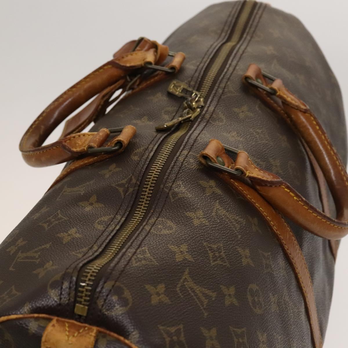 LOUIS VUITTON Monogram Keepall 50 Boston Bag M41426 LV Auth 122457
