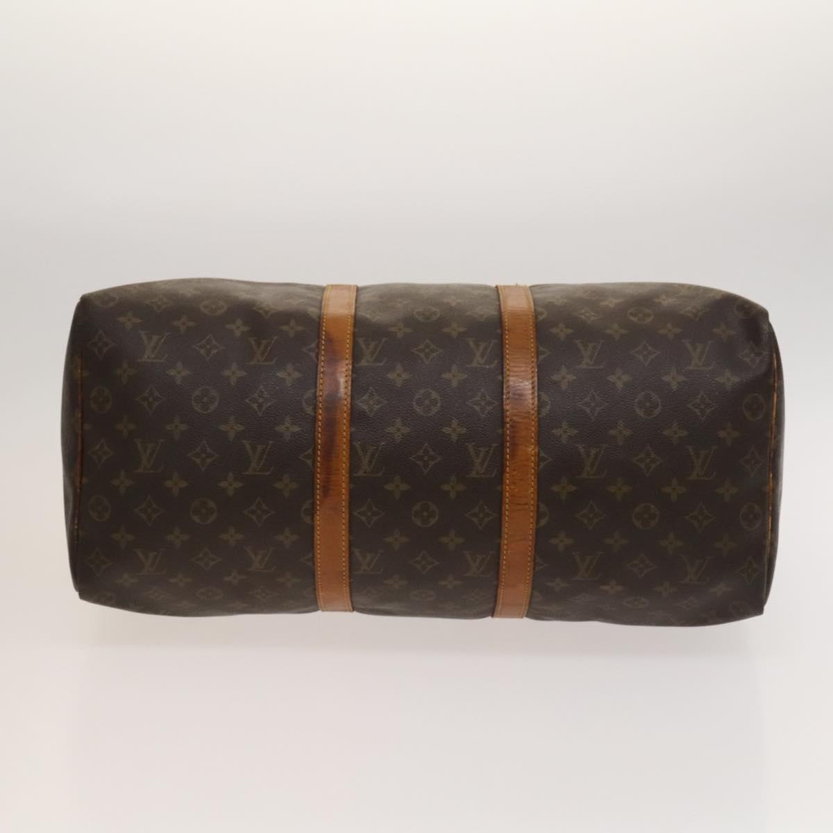 LOUIS VUITTON Monogram Keepall 50 Boston Bag M41426 LV Auth 122457