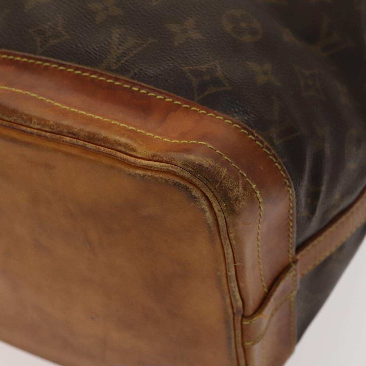 LOUIS VUITTON Monogram Noe Shoulder Bag M42224 LV Auth 122480