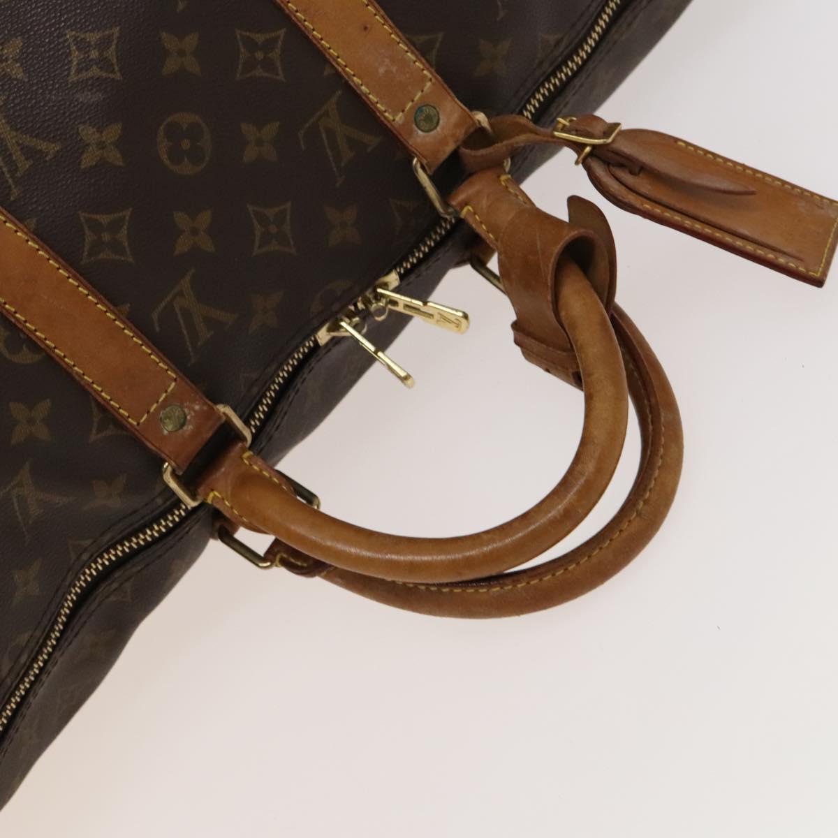 LOUIS VUITTON Monogram Keepall 50 Boston Bag M41426 LV Auth 122483