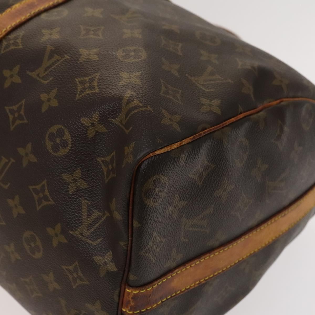 LOUIS VUITTON Monogram Keepall Bandouliere 45 Boston Bag M41418 LV Auth 122487