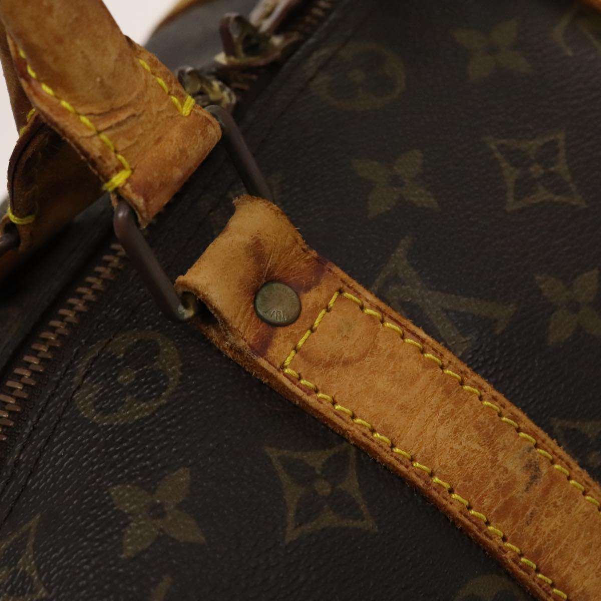 LOUIS VUITTON Monogram Keepall Bandouliere 45 Boston Bag M41418 LV Auth 122487