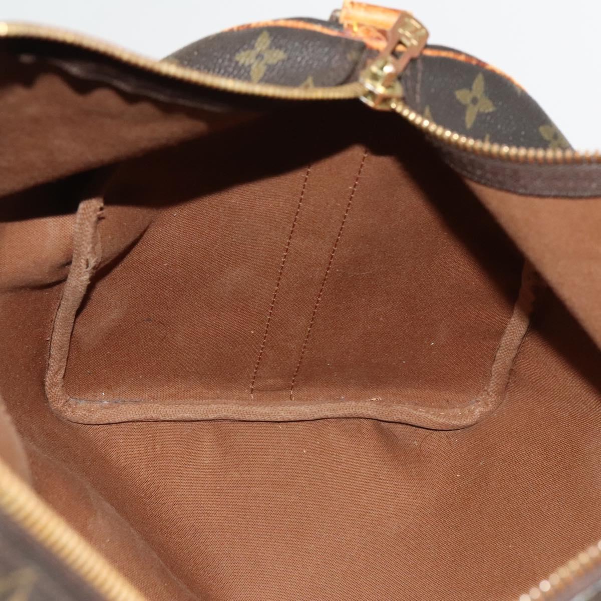 LOUIS VUITTON Monogram Keepall Bandouliere 45 Boston Bag M41418 LV Auth 122487