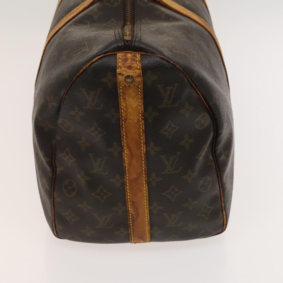 LOUIS VUITTON Monogram Keepall Bandouliere 45 Boston Bag M41418 LV Auth 122487