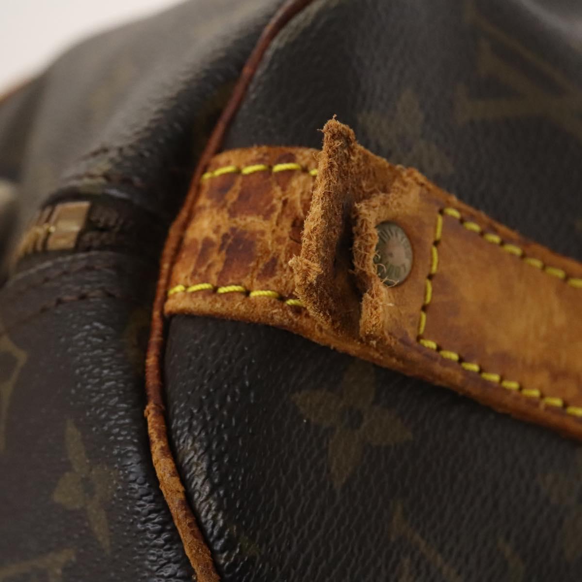 LOUIS VUITTON Monogram Keepall Bandouliere 45 Boston Bag M41418 LV Auth 122487