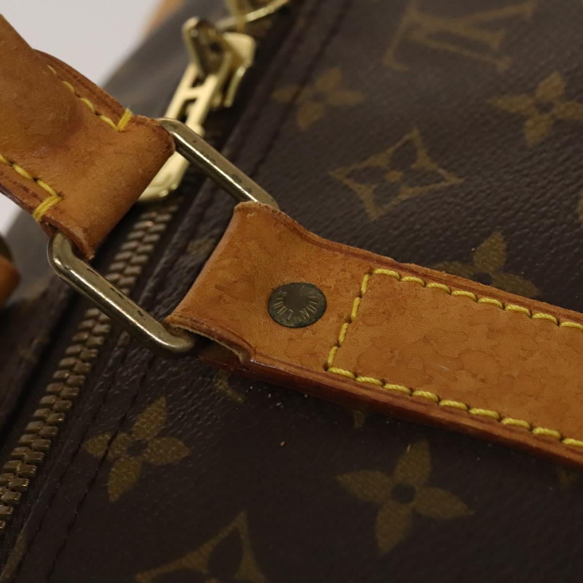LOUIS VUITTON Monogram Keepall 60 Boston Bag M41422 LV Auth 122488