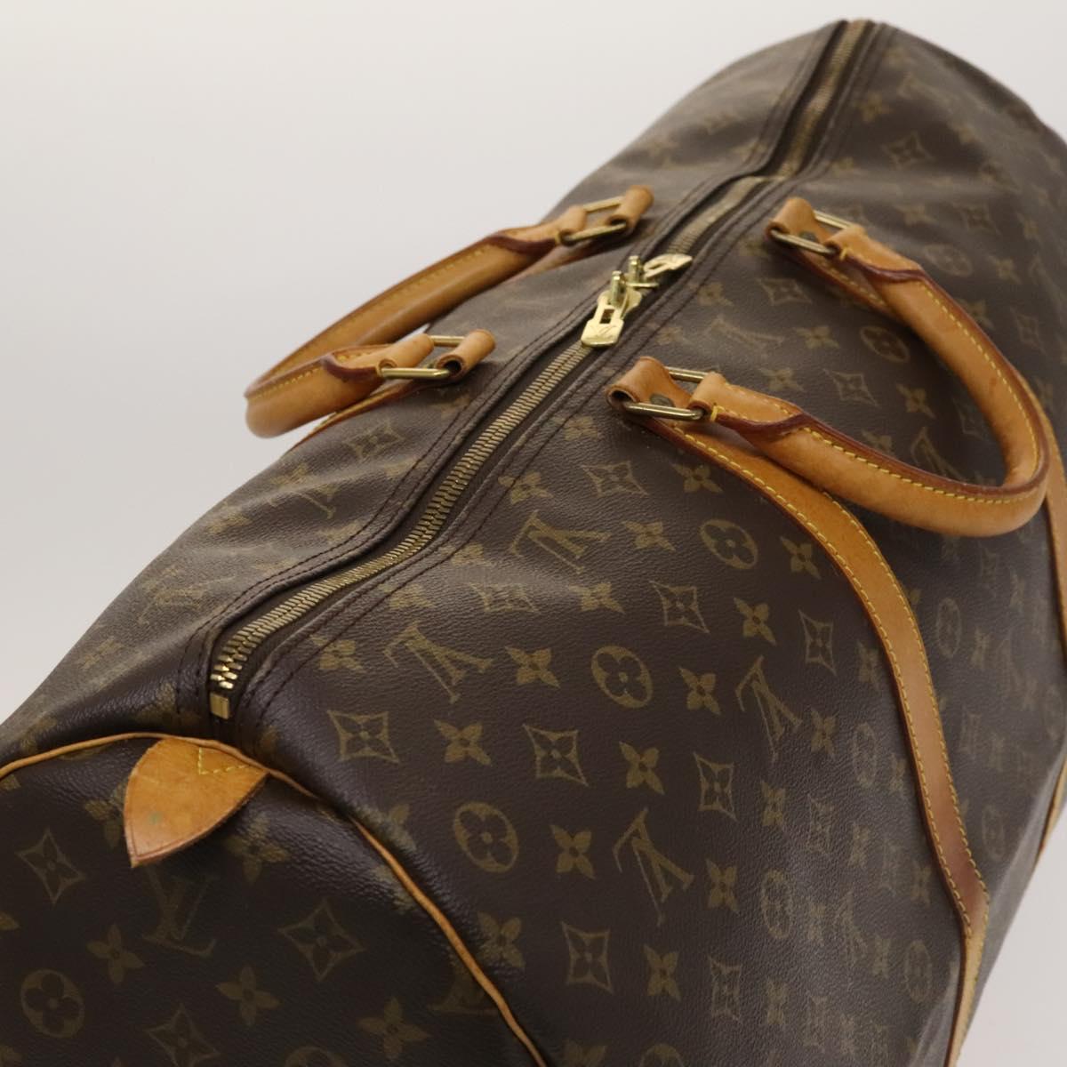 LOUIS VUITTON Monogram Keepall 60 Boston Bag M41422 LV Auth 122488