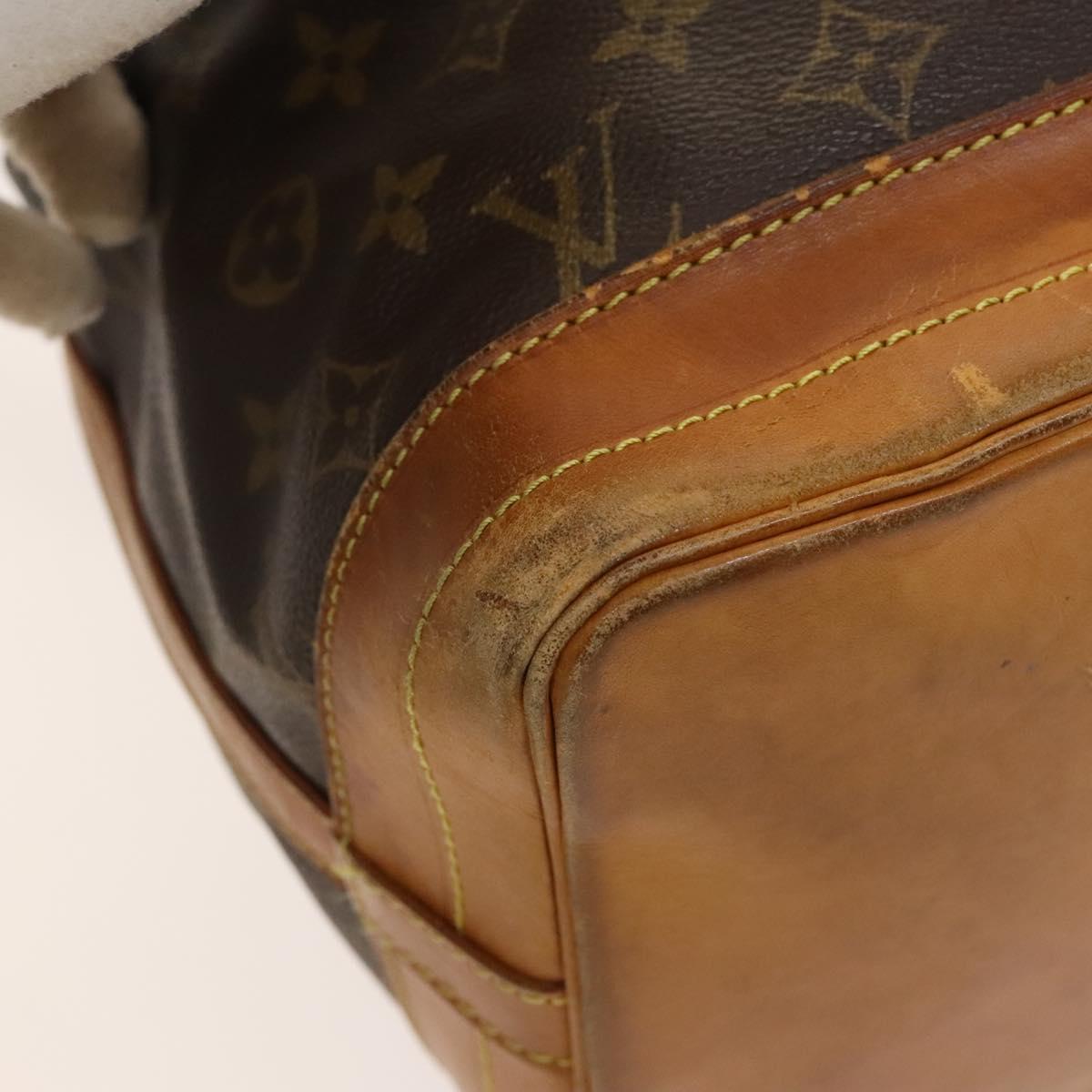 LOUIS VUITTON Monogram Noe Shoulder Bag M42224 LV Auth 122498