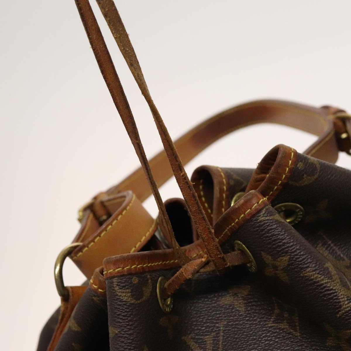 LOUIS VUITTON Monogram Noe Shoulder Bag M42224 LV Auth 122498