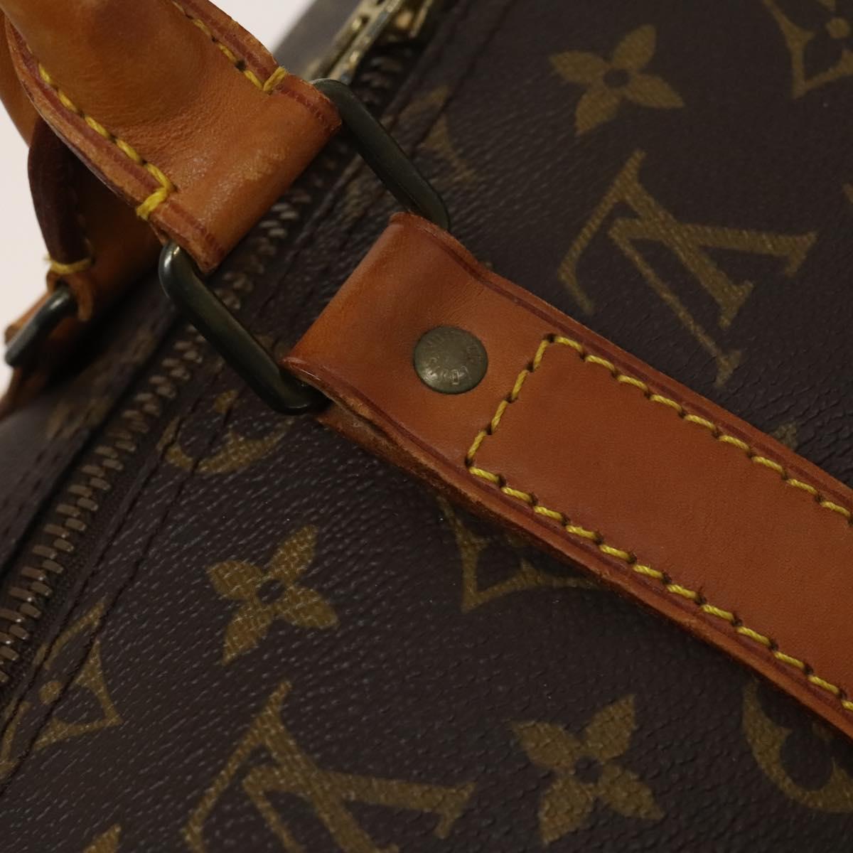 LOUIS VUITTON Monogram Keepall 50 Boston Bag M41426 LV Auth 122502