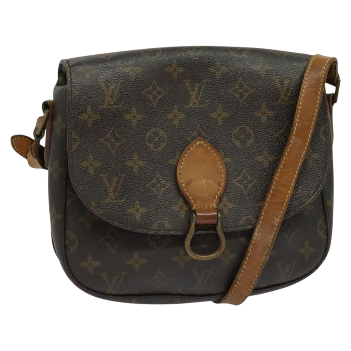 LOUIS VUITTON Monogram Saint Cloud GM Shoulder Bag M51242 LV Auth 122565