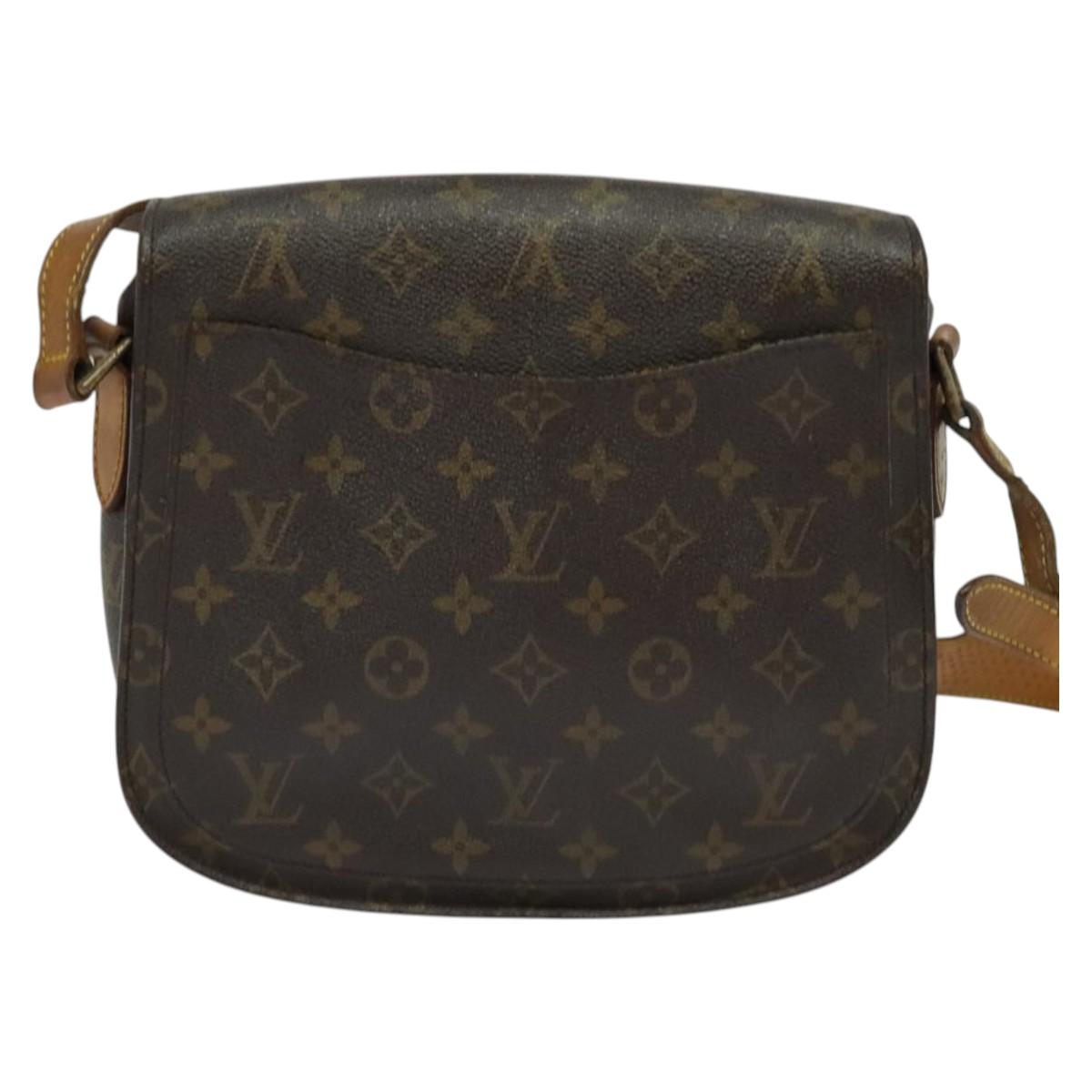 LOUIS VUITTON Monogram Saint Cloud GM Shoulder Bag M51242 LV Auth 122565