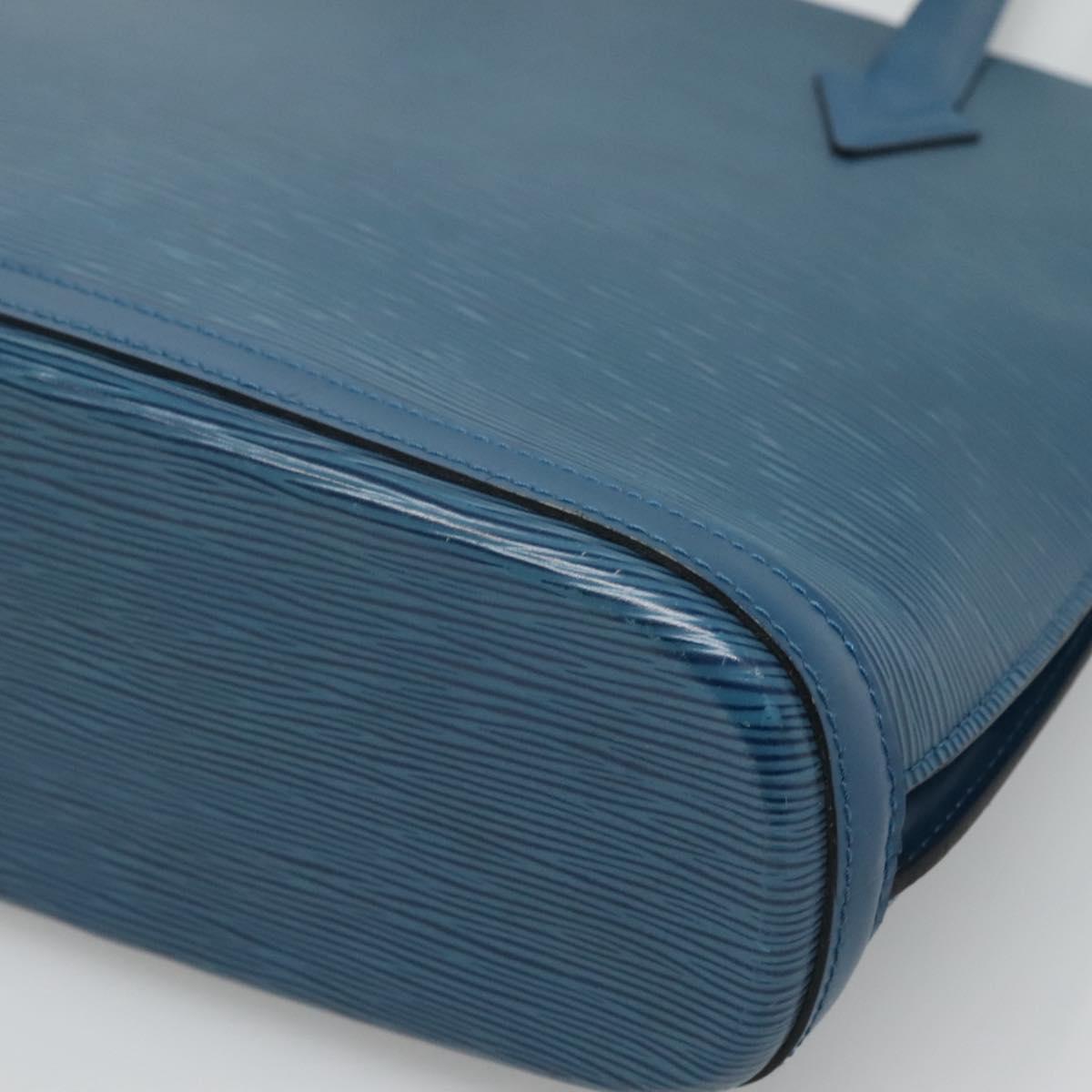 LOUIS VUITTON Epi Lussac Shoulder Bag Blue M52285 LV Auth 122569