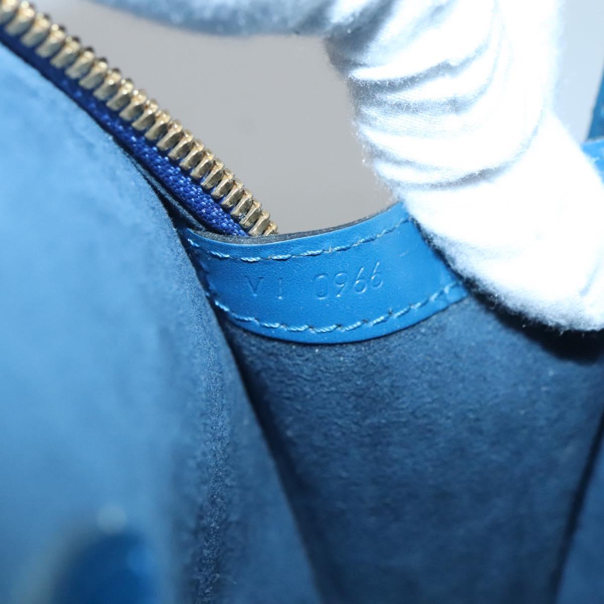 LOUIS VUITTON Epi Lussac Shoulder Bag Blue M52285 LV Auth 122569