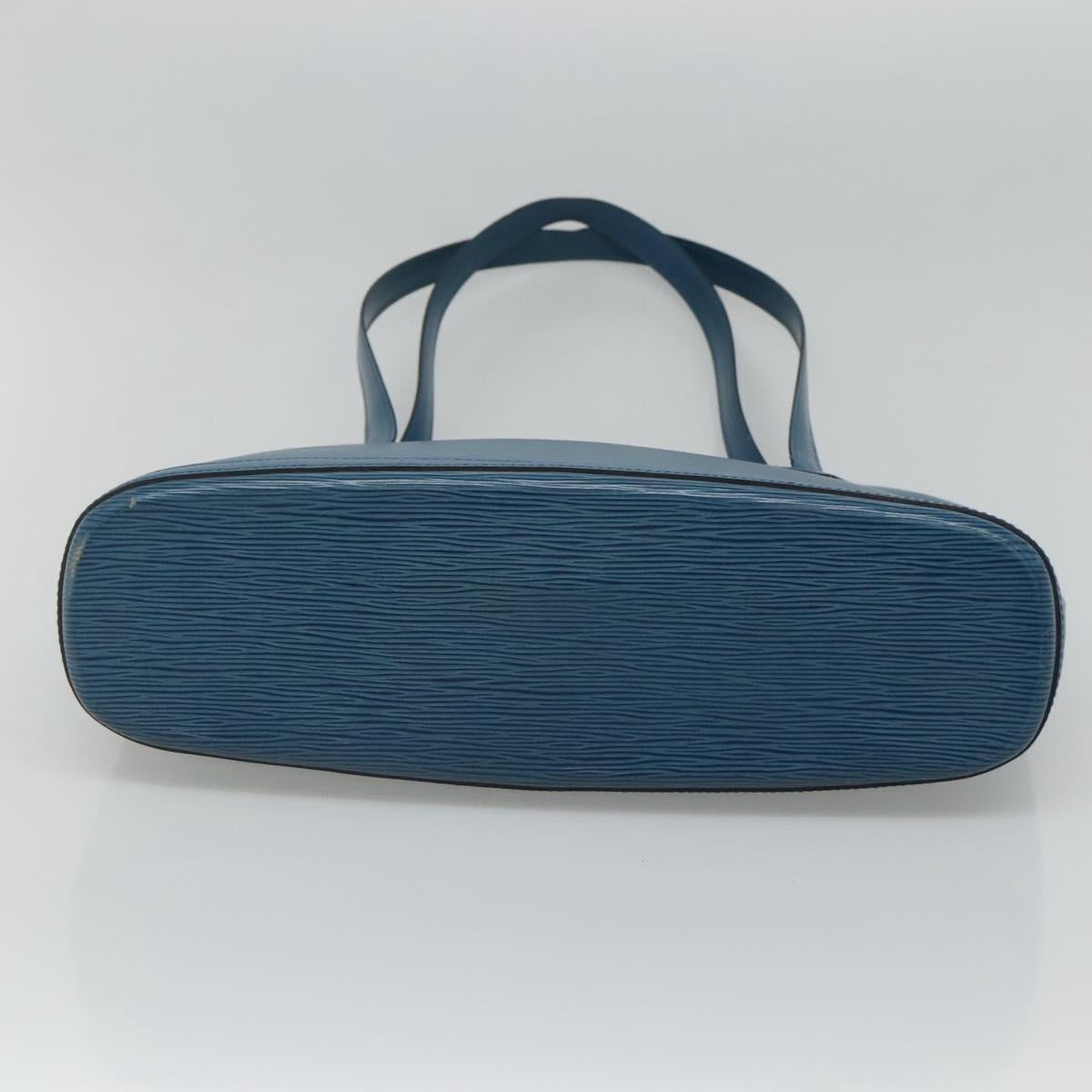LOUIS VUITTON Epi Lussac Shoulder Bag Blue M52285 LV Auth 122569