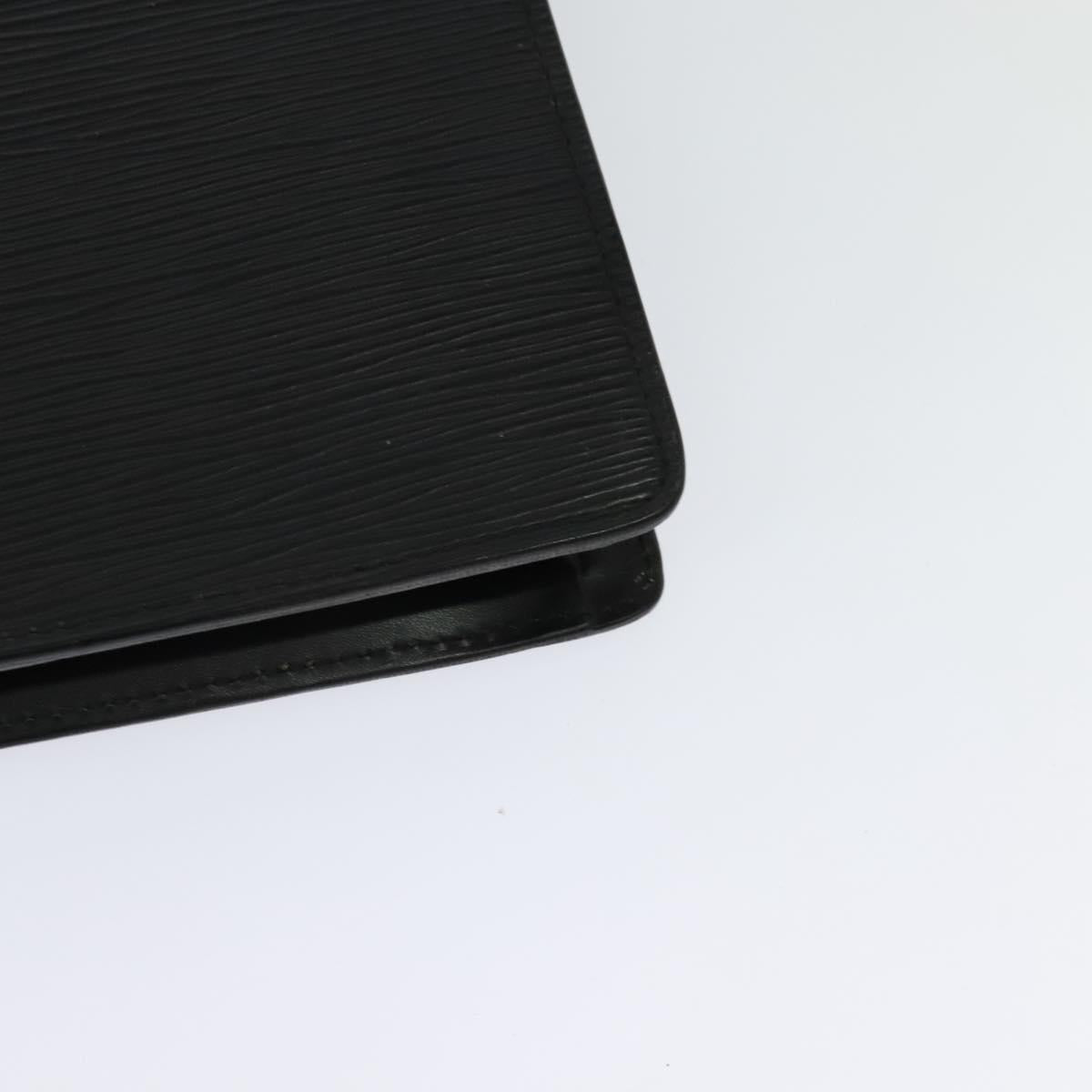 LOUIS VUITTON Epi Porte Documents Bandouliere Black M54462 LV Auth 122570