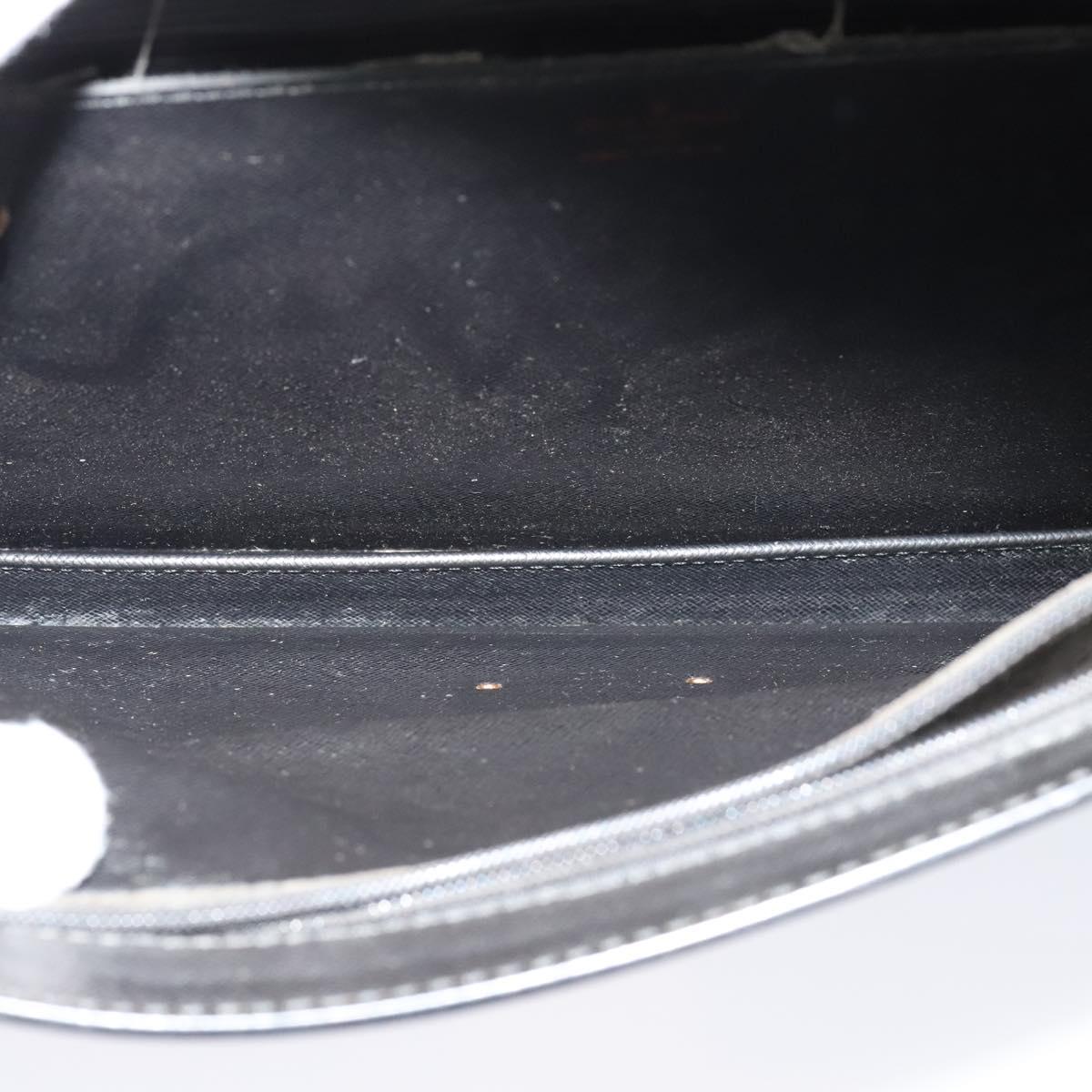 LOUIS VUITTON Epi Porte Documents Bandouliere Black M54462 LV Auth 122570