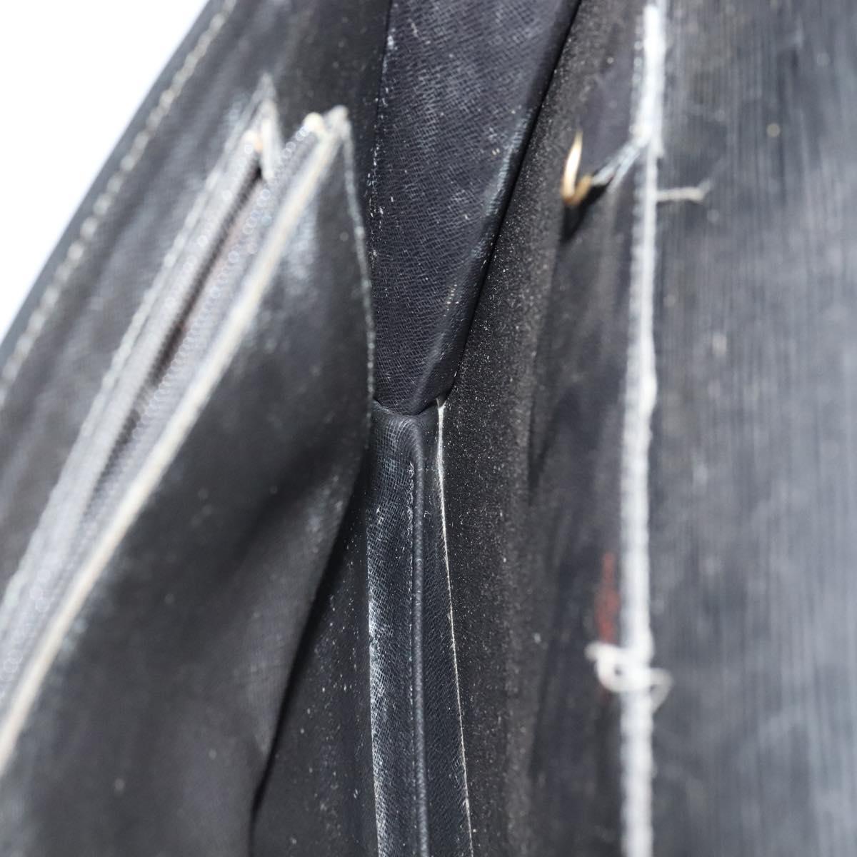 LOUIS VUITTON Epi Porte Documents Bandouliere Black M54462 LV Auth 122570