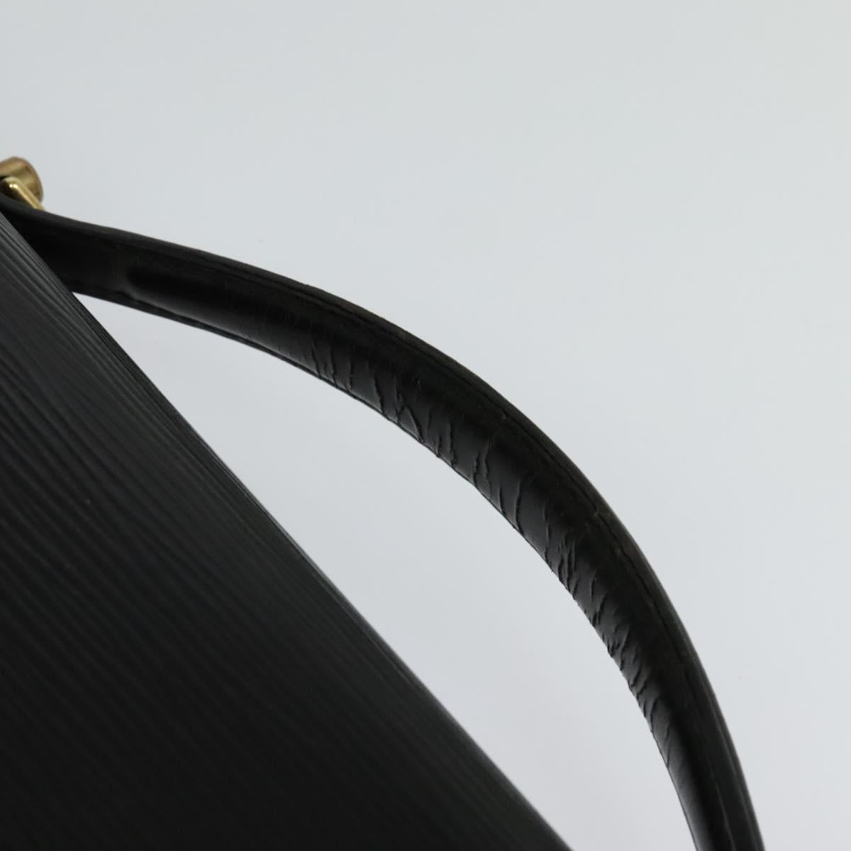 LOUIS VUITTON Epi Porte Documents Bandouliere Black M54462 LV Auth 122570