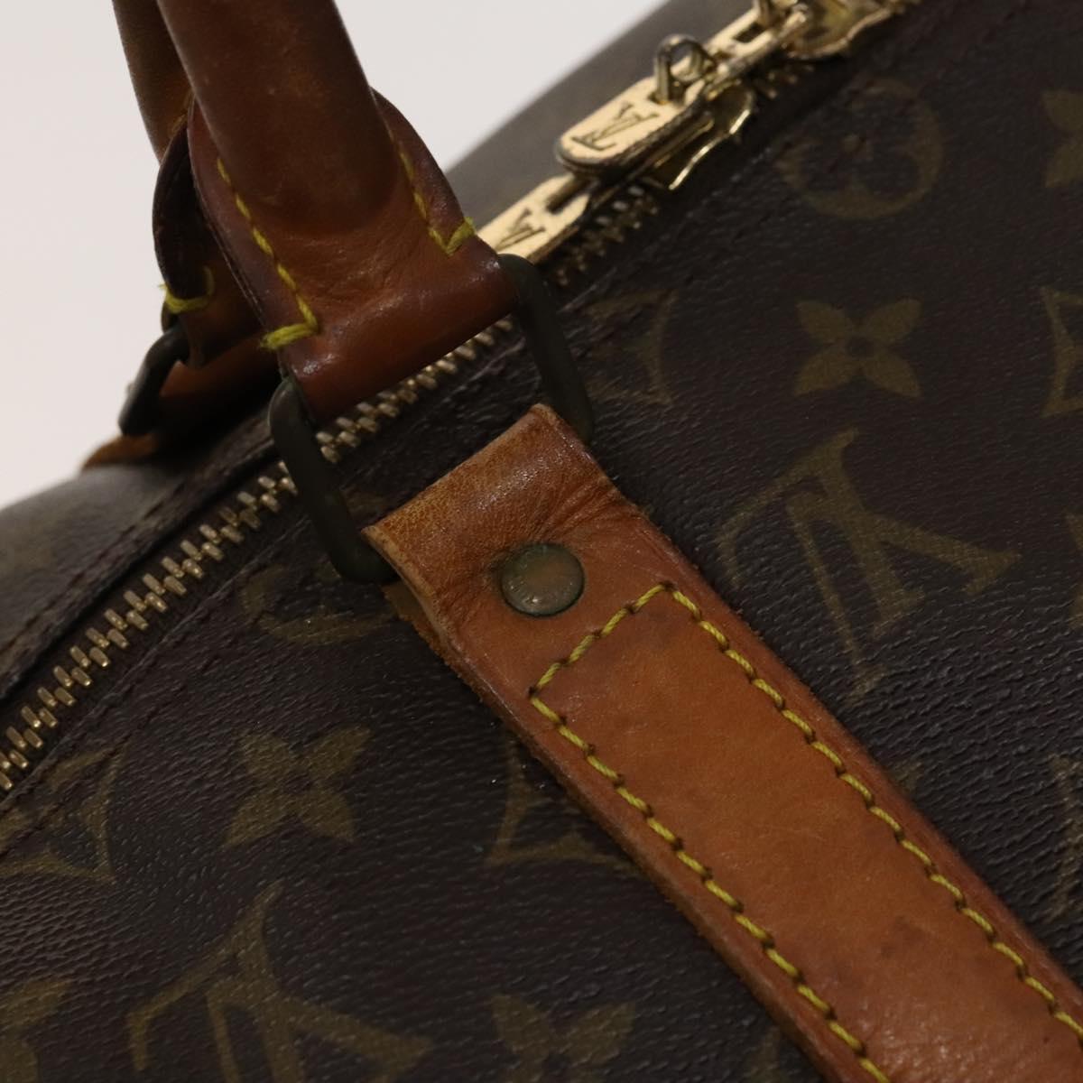 LOUIS VUITTON Monogram Keepall 50 Boston Bag M41426 LV Auth 122589
