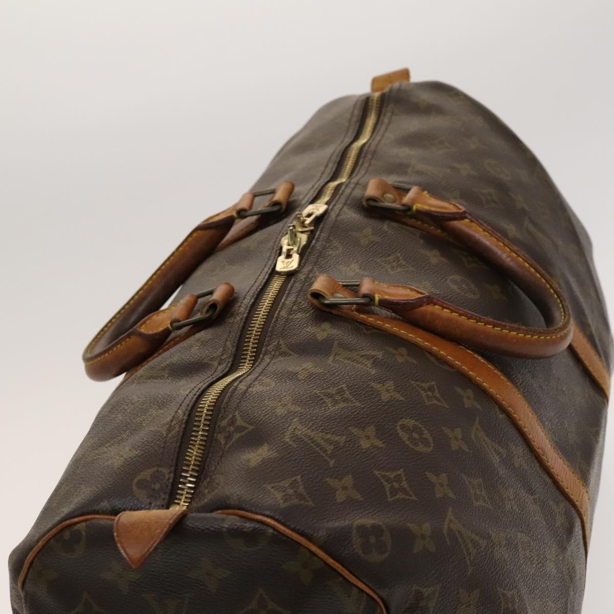LOUIS VUITTON Monogram Keepall 50 Boston Bag M41426 LV Auth 122589