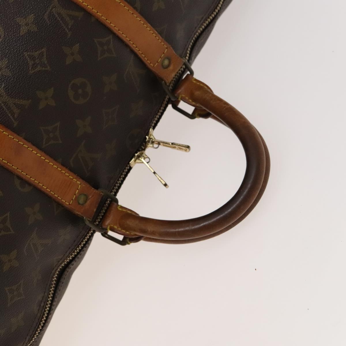 LOUIS VUITTON Monogram Keepall 50 Boston Bag M41426 LV Auth 122589