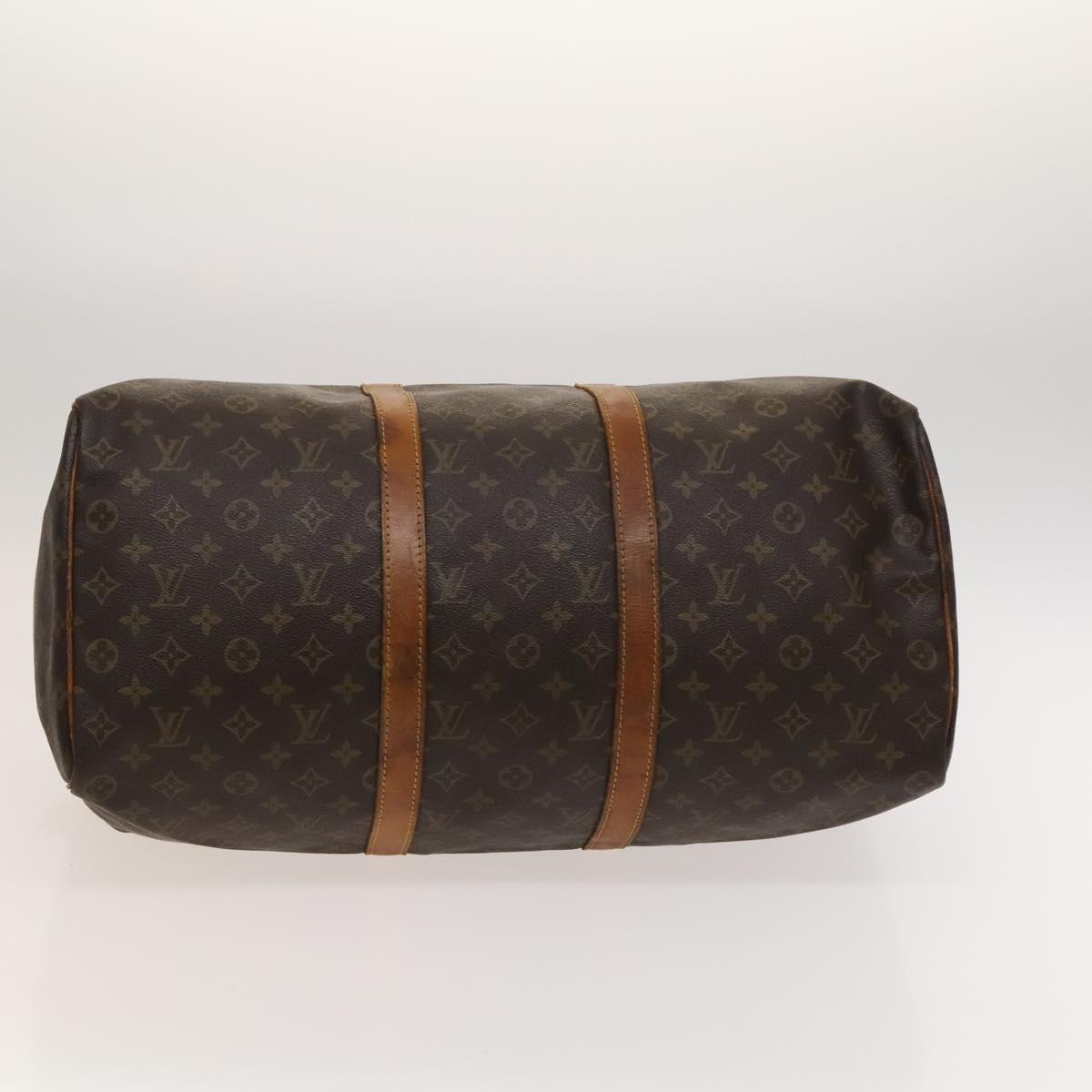 LOUIS VUITTON Monogram Keepall 50 Boston Bag M41426 LV Auth 122589