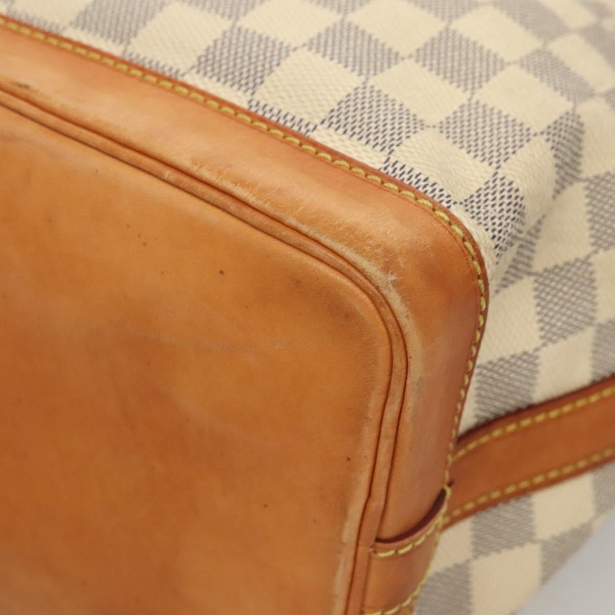 LOUIS VUITTON Damier Azur Noe BB Shoulder Bag N41220 LV Auth 122607