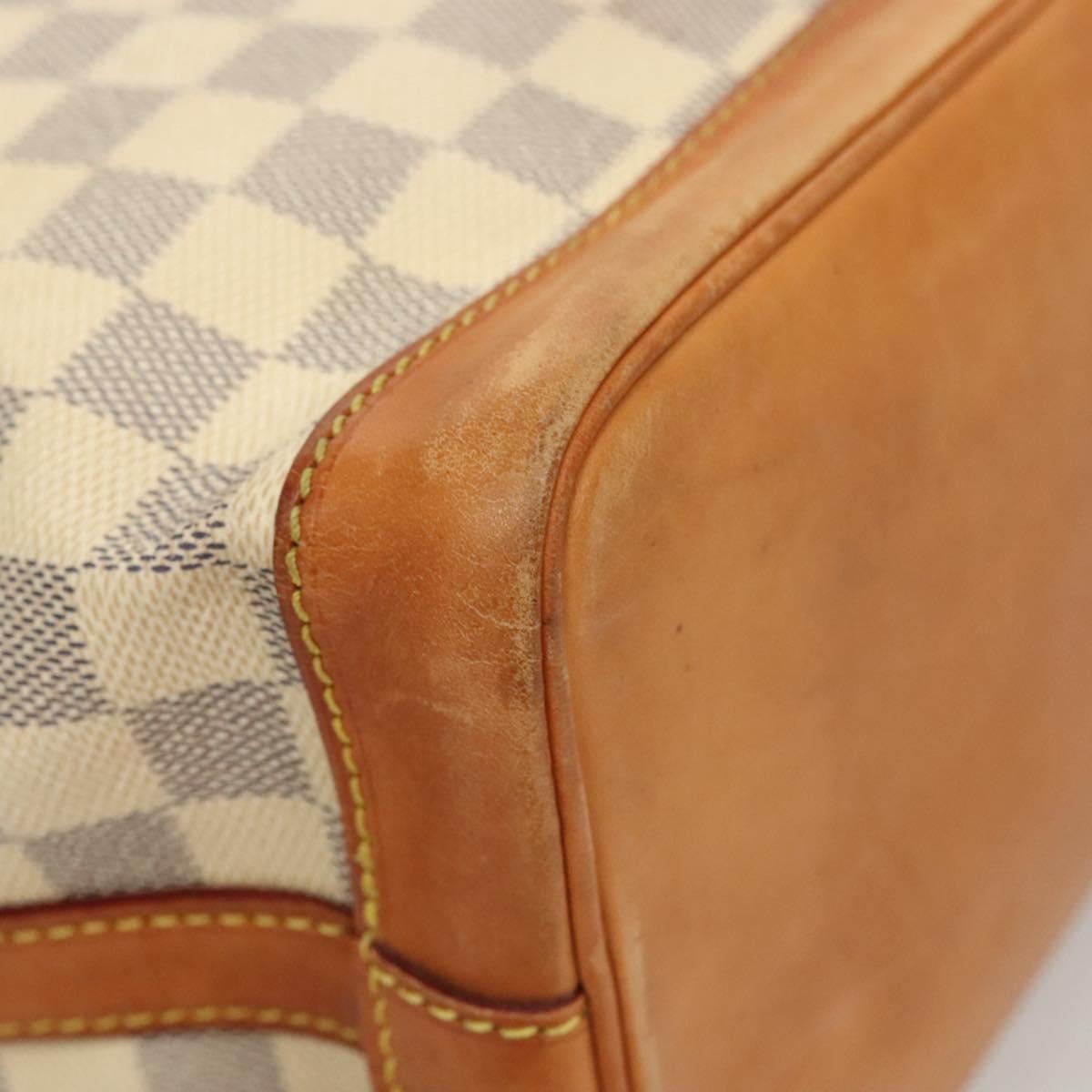 LOUIS VUITTON Damier Azur Noe BB Shoulder Bag N41220 LV Auth 122607