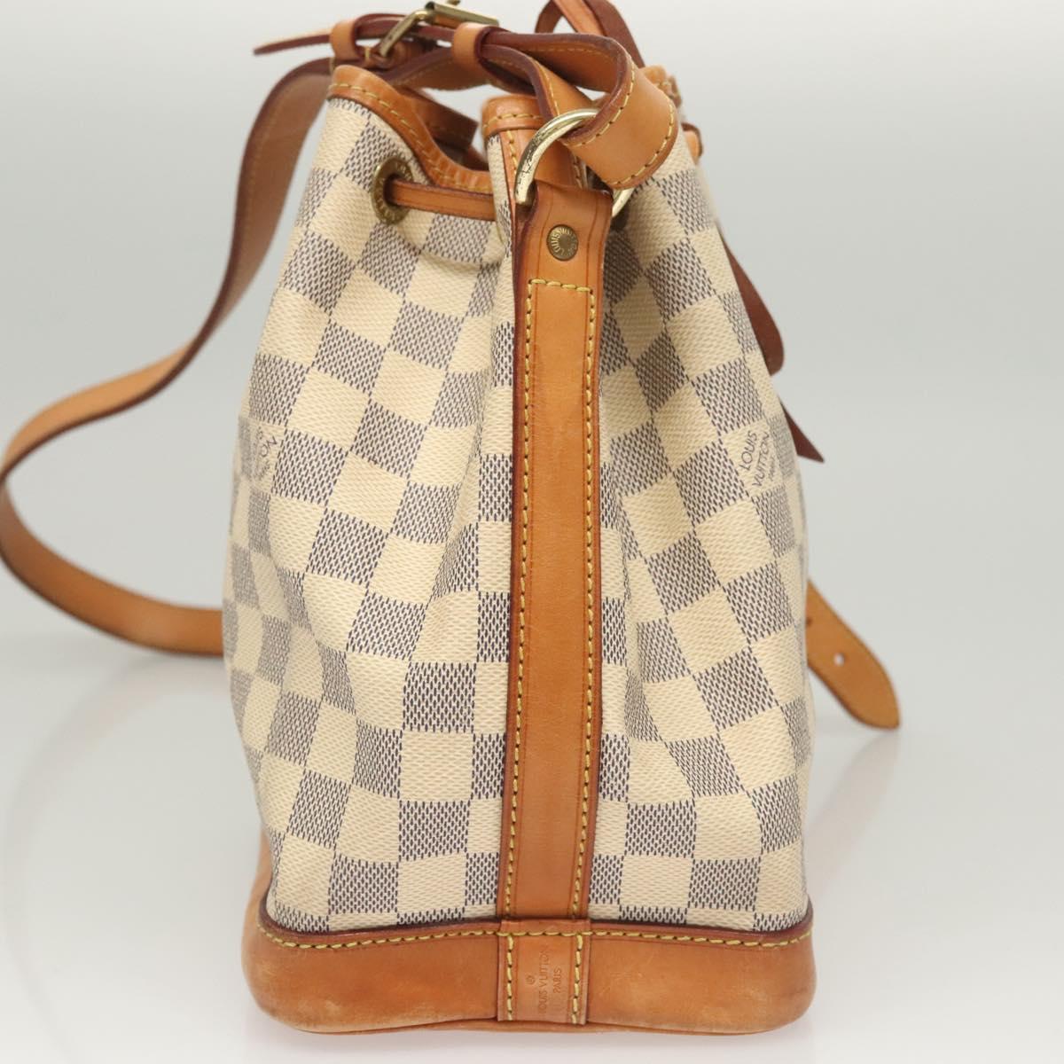 LOUIS VUITTON Damier Azur Noe BB Shoulder Bag N41220 LV Auth 122607