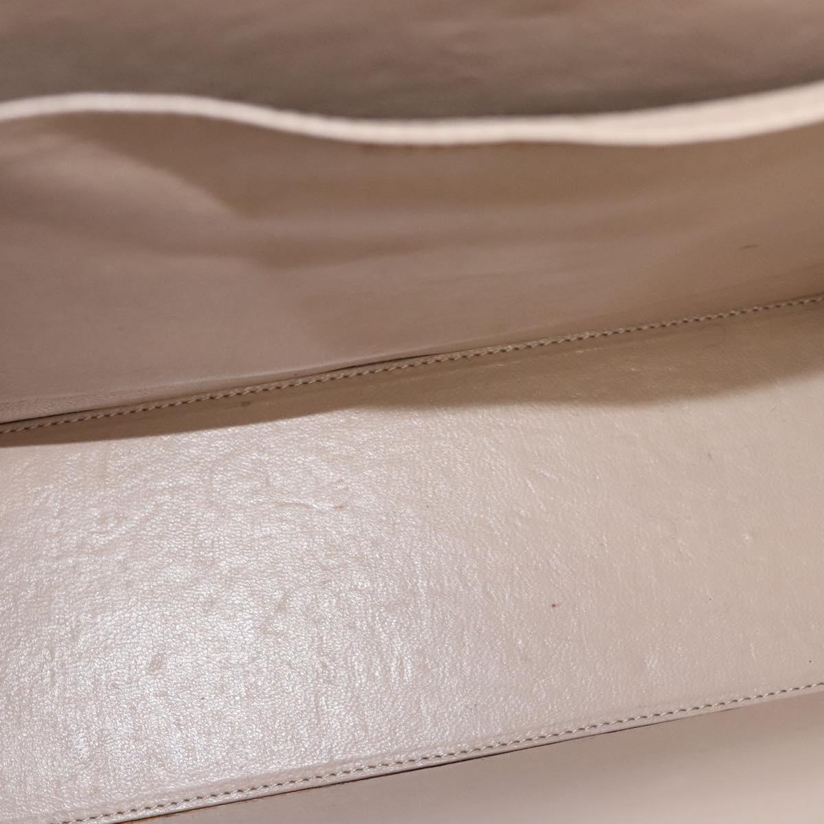 CHANEL Choco Bar Chain Shoulder Bag Patent leather Black CC Auth 122608