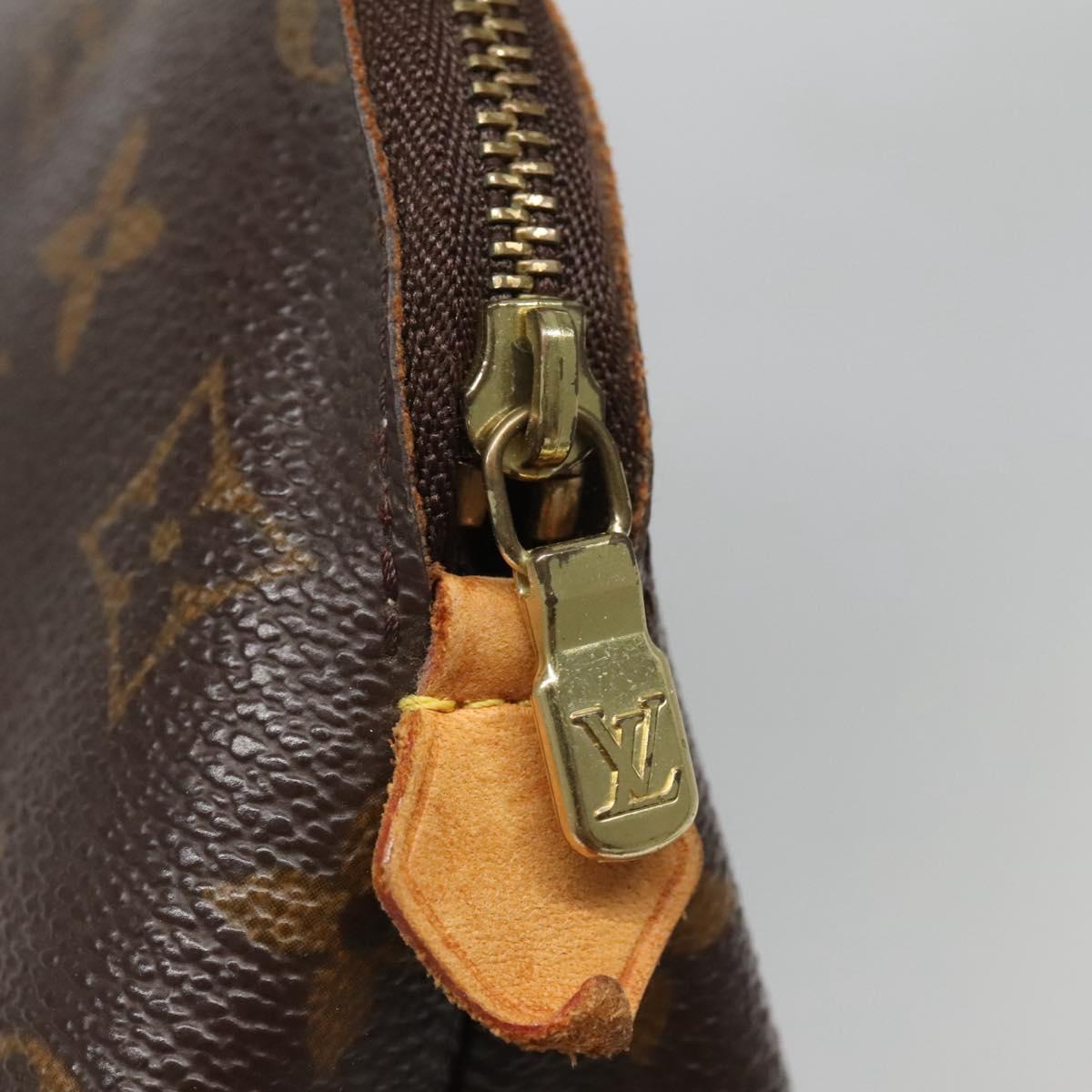 LOUIS VUITTON Monogram Pochette Cosmetic PM Cosmetic Pouch M47515 LV Auth 122717