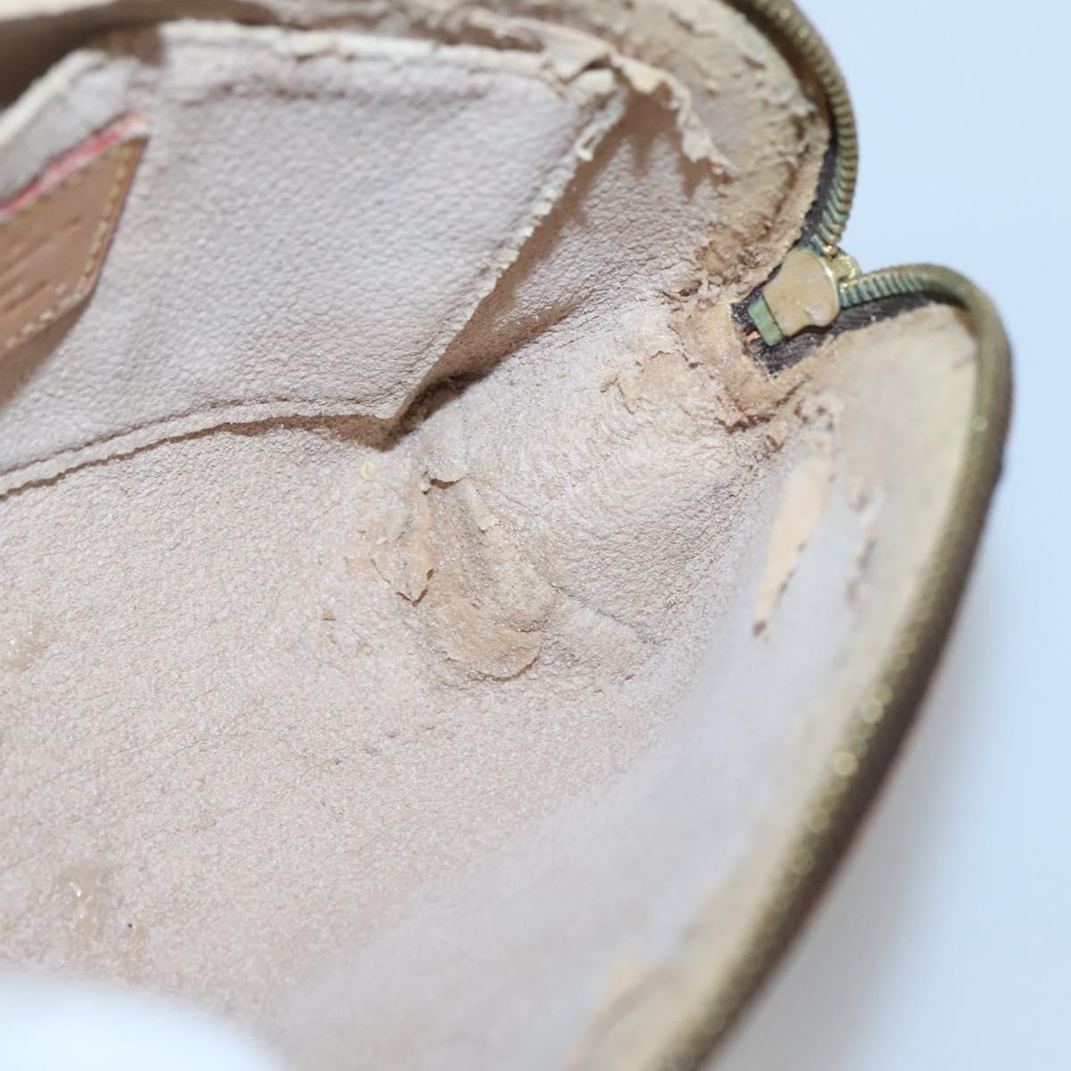 LOUIS VUITTON Monogram Pochette Cosmetic PM Cosmetic Pouch M47515 LV Auth 122717