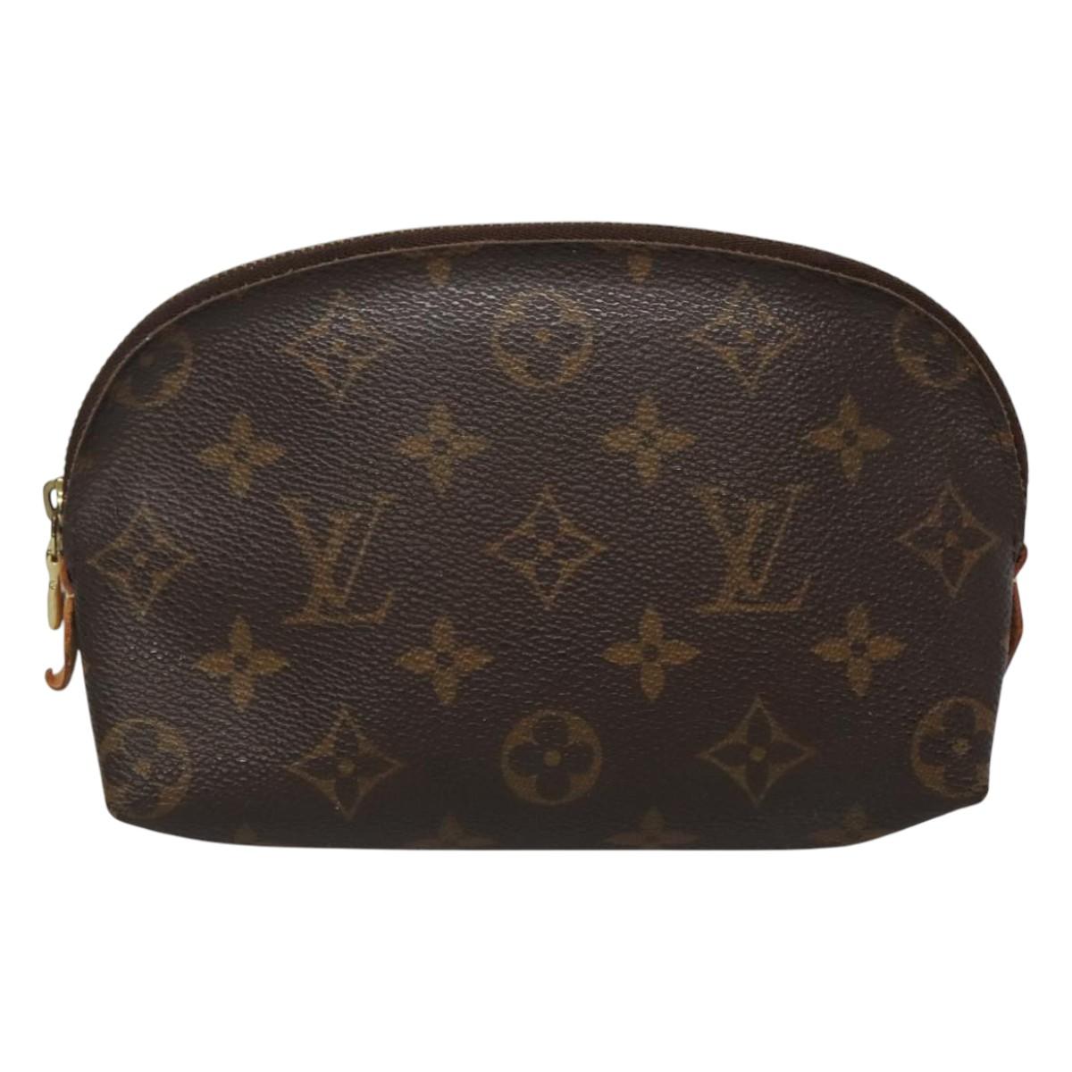 LOUIS VUITTON Monogram Pochette Cosmetic PM Cosmetic Pouch M47515 LV Auth 122717