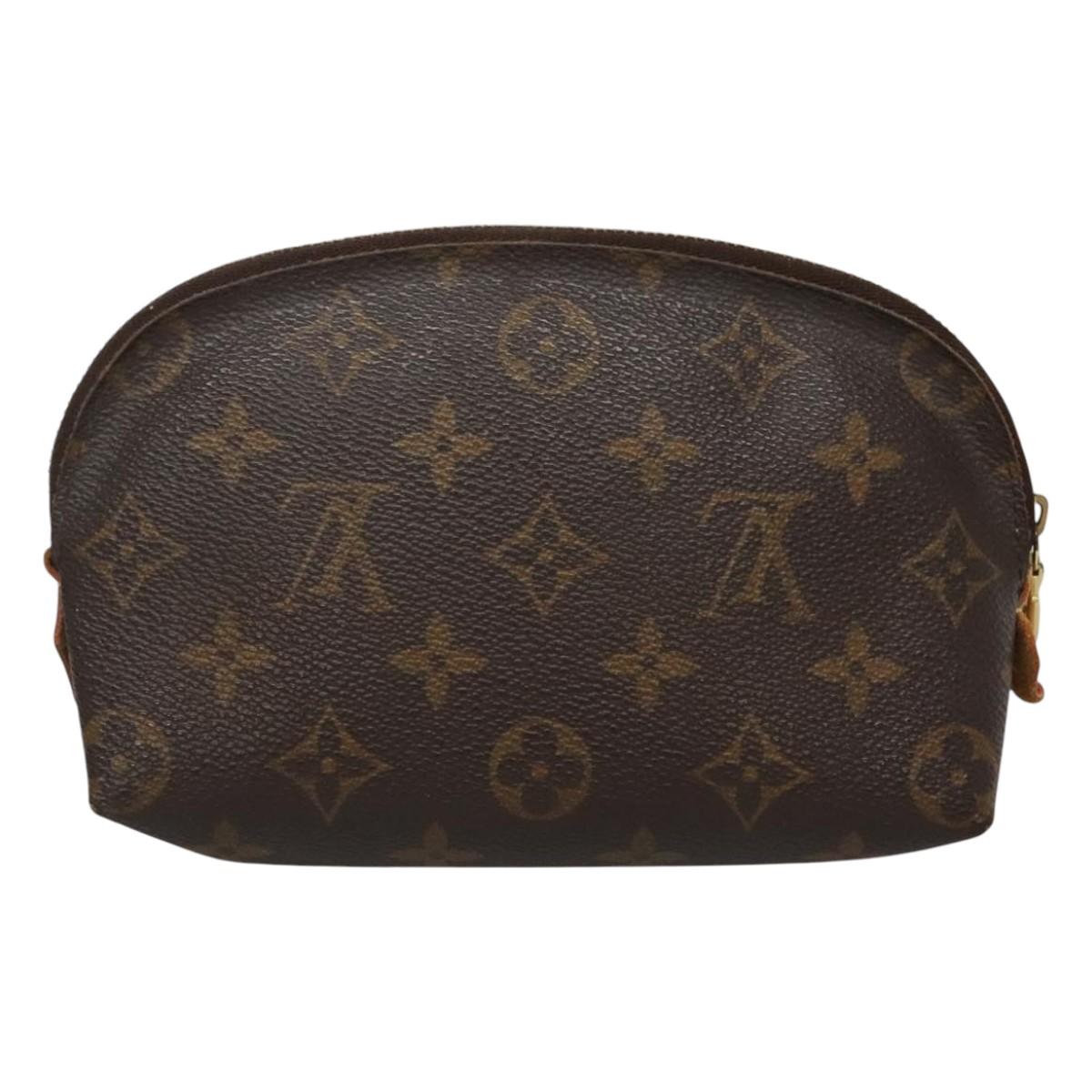 LOUIS VUITTON Monogram Pochette Cosmetic PM Cosmetic Pouch M47515 LV Auth 122717