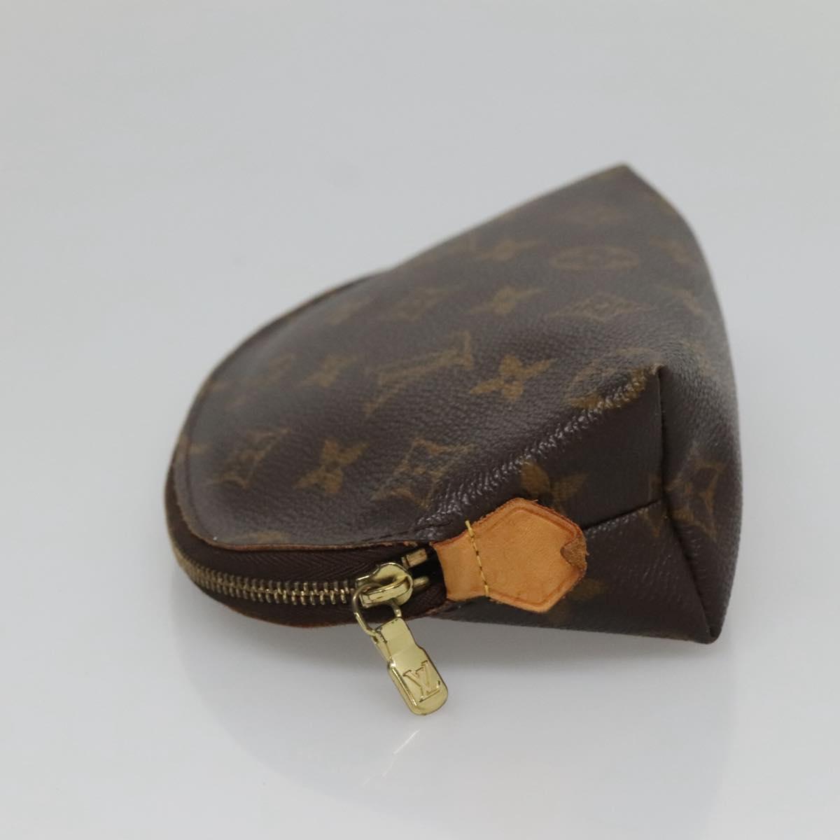 LOUIS VUITTON Monogram Pochette Cosmetic PM Cosmetic Pouch M47515 LV Auth 122717