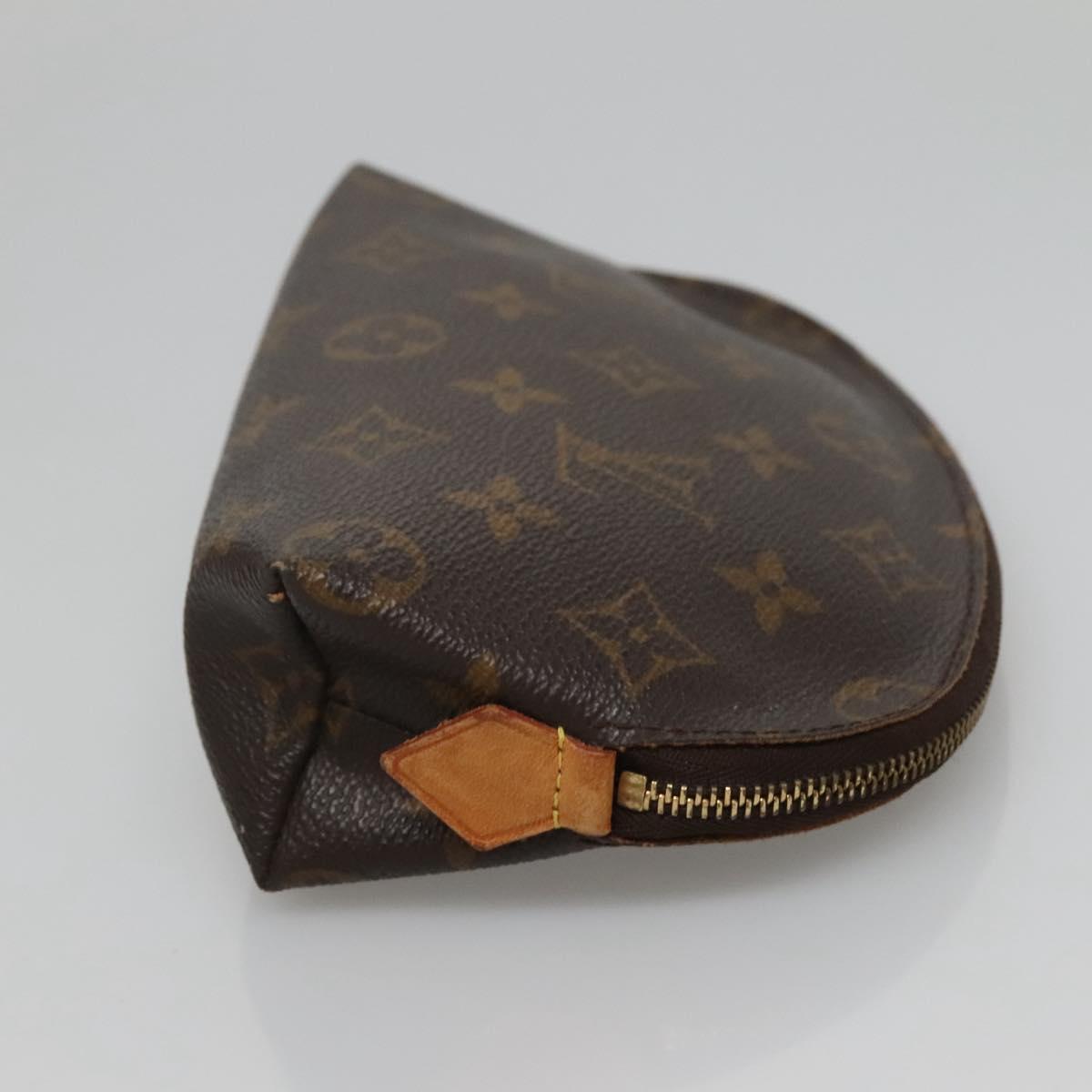 LOUIS VUITTON Monogram Pochette Cosmetic PM Cosmetic Pouch M47515 LV Auth 122717