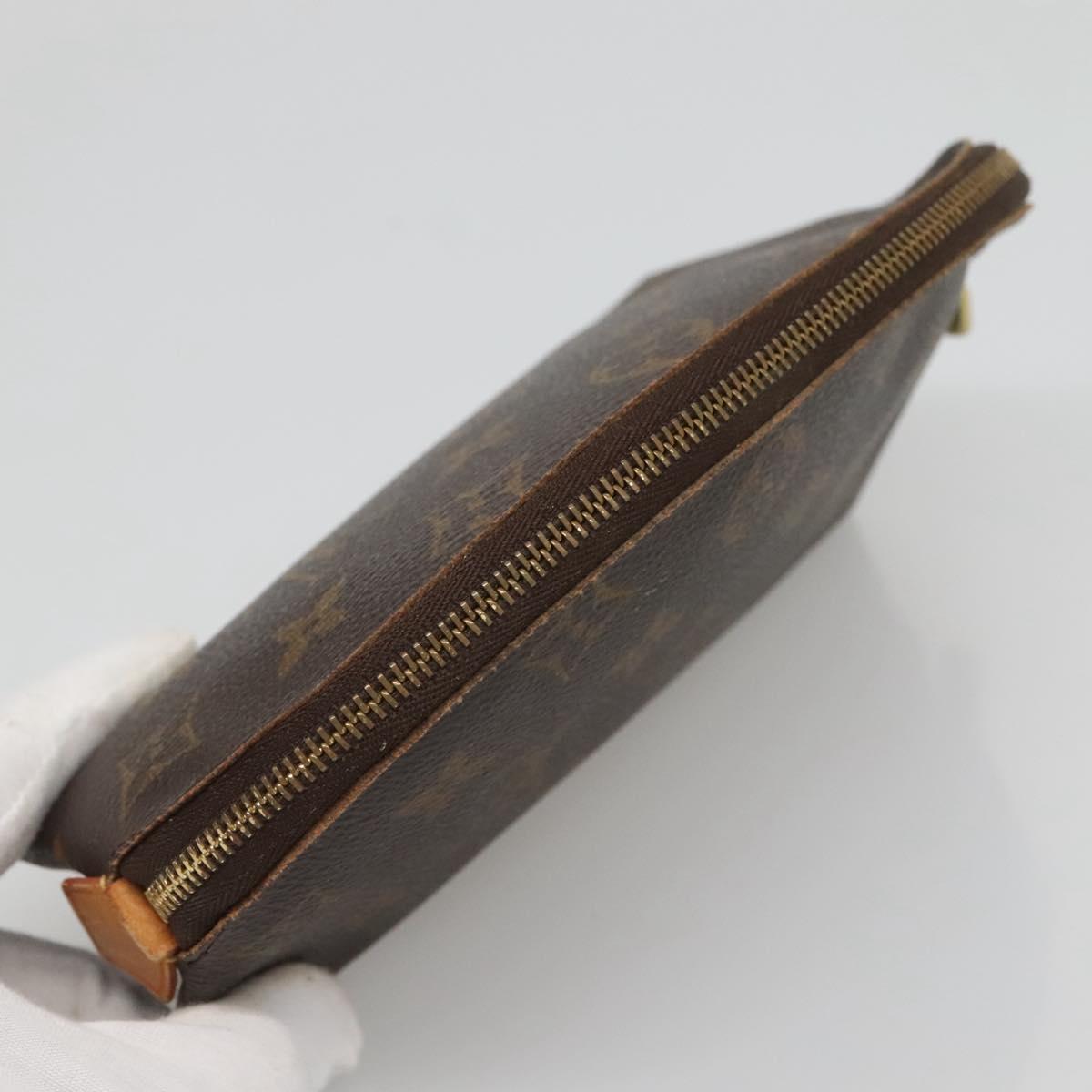 LOUIS VUITTON Monogram Pochette Cosmetic PM Cosmetic Pouch M47515 LV Auth 122717